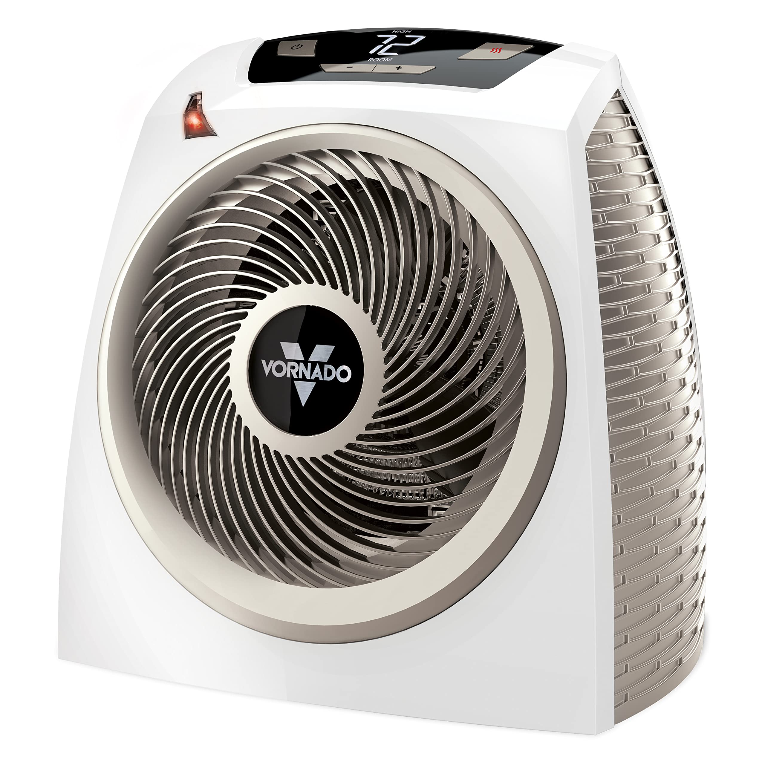 Vornado AVH10 Space Heater for Home, Fan Only Option, Digital Display with Adjustable Thermostat, Advanced Safety Features, Auto