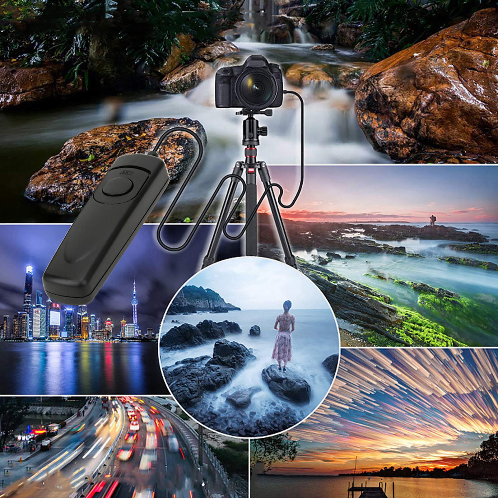 Slr Camera Shutter Release, Remote Shutter Release Trigger For Nikon Z6 Z7 D7500 D750 D7200 D7100 D7000 D610 D600 D5600 D5500/D5