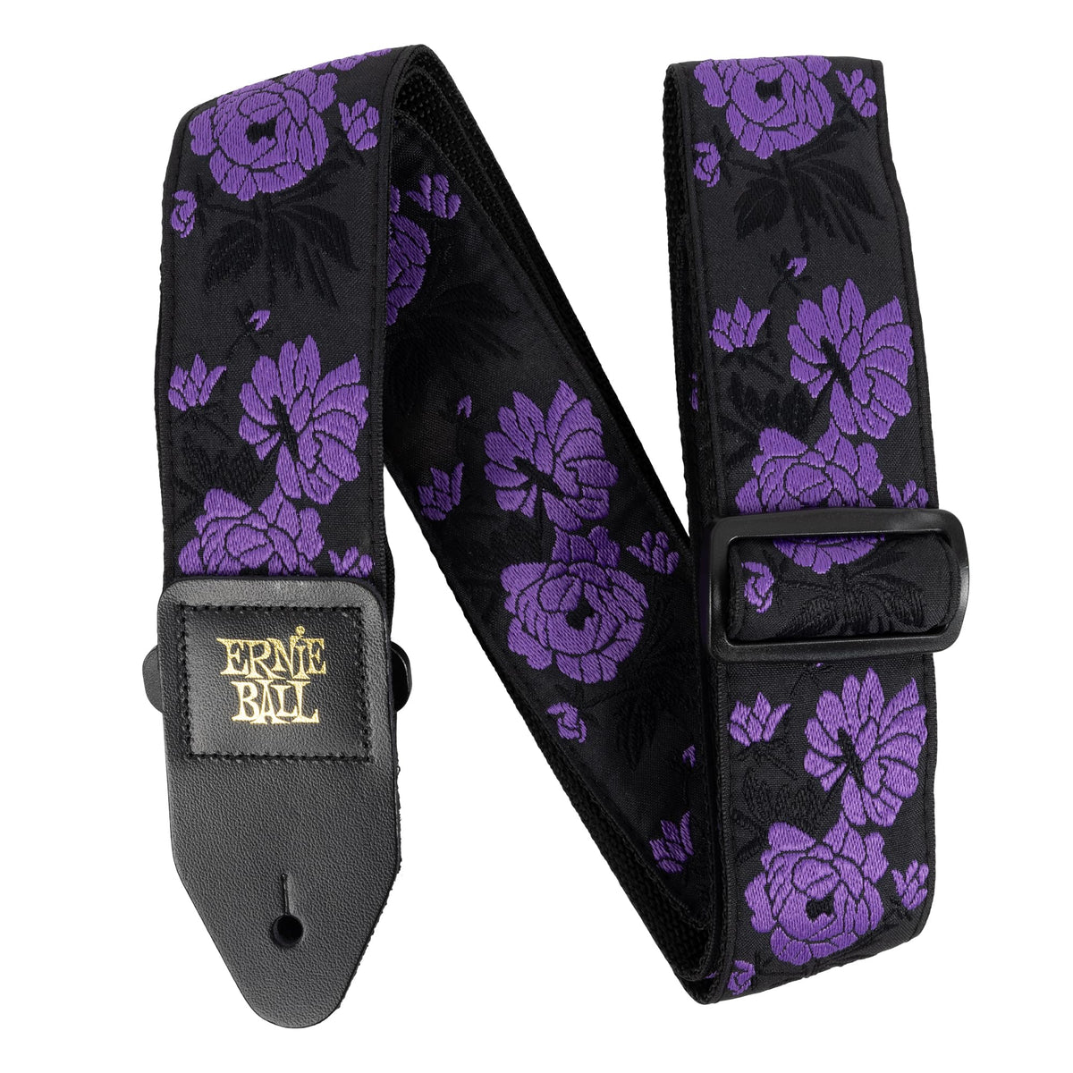 Ernie Ball Classic Jacquard Guitar/Bass Strap   Lavender Rose