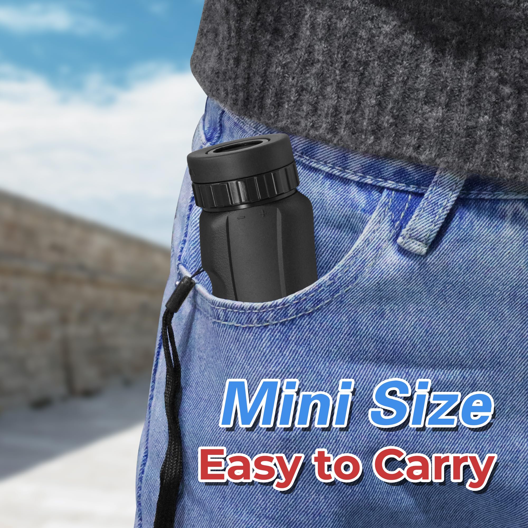 Tydeux 10X25 Monocular Telescope   Outdoor Mini Pocket Monocular Compact Monoculars For Bird Watching Hunting Camping Hiking Tra