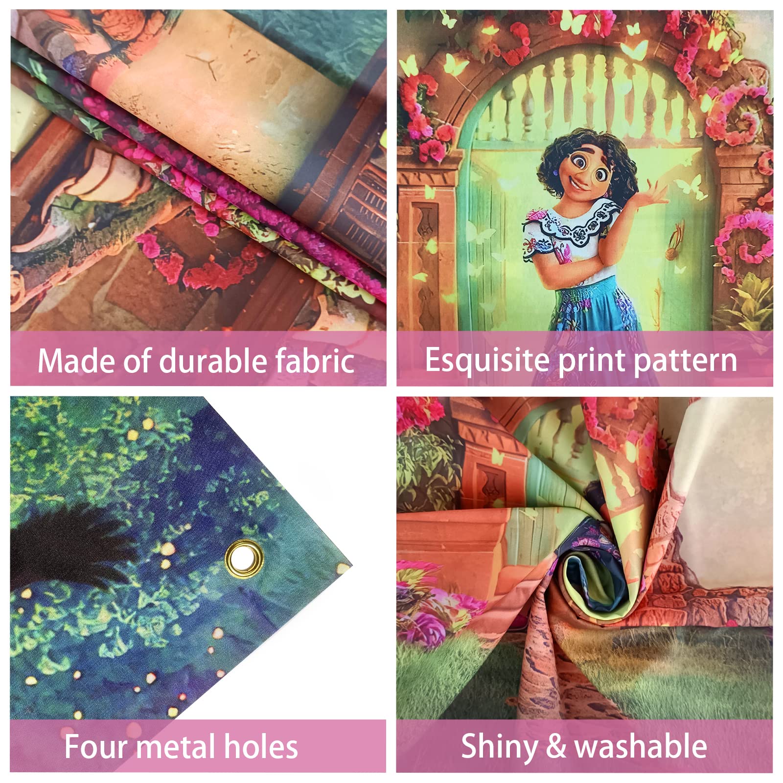 7X5Ft Magic House Backdrop,Magic Movie Backdrop Magical House Background Party Decor Magic Theme Birthday Party Backdrop Supplie