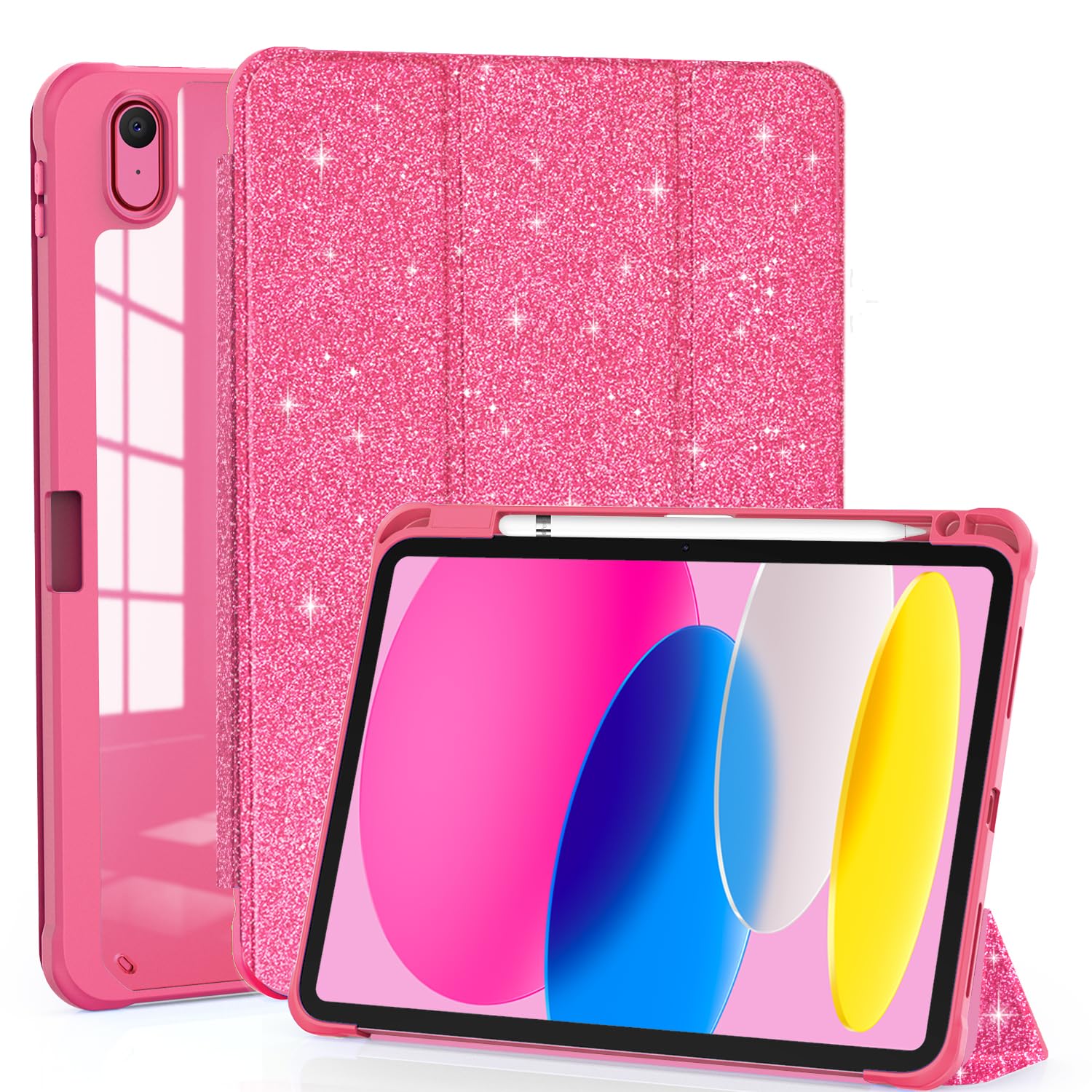 Okp For New Ipad 10Th Generation Case 2022, Ipad 10.9 Inch Case With Trifold Stand, Auto Wake/Sleep, Ipad 10 Gen Protective Cove