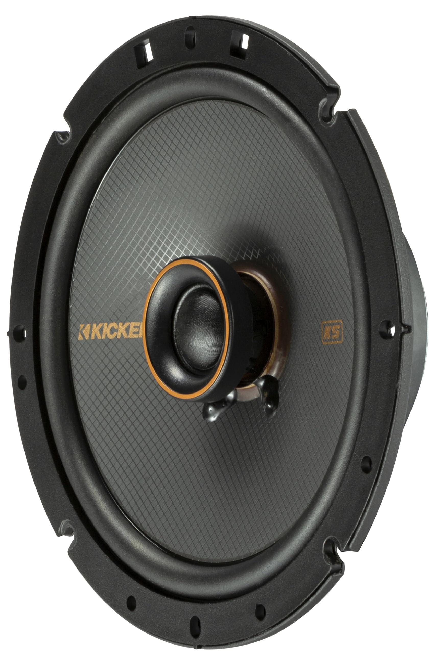 Kicker 51Ksc6704 Coaxial Speaker System, 2 Way Design, One (1) Pair, 6.75'' (165Mm) Polypropylene Woofer/Midrange, 3/4'' (20Mm)