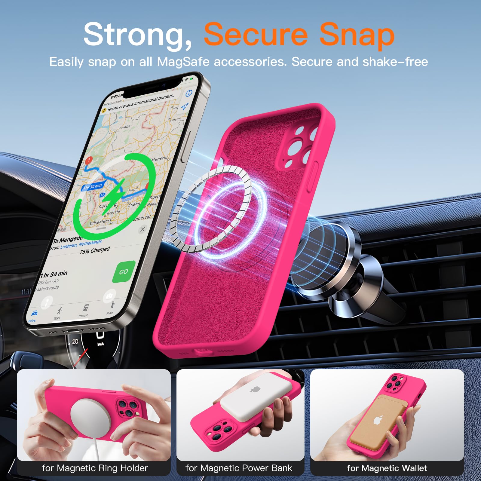 Kiresen Designed For Iphone 13 Pro Case   Upgraded Enhanced Camera Protection   Soft Microfiber Lining Inside   Liquid Silicone