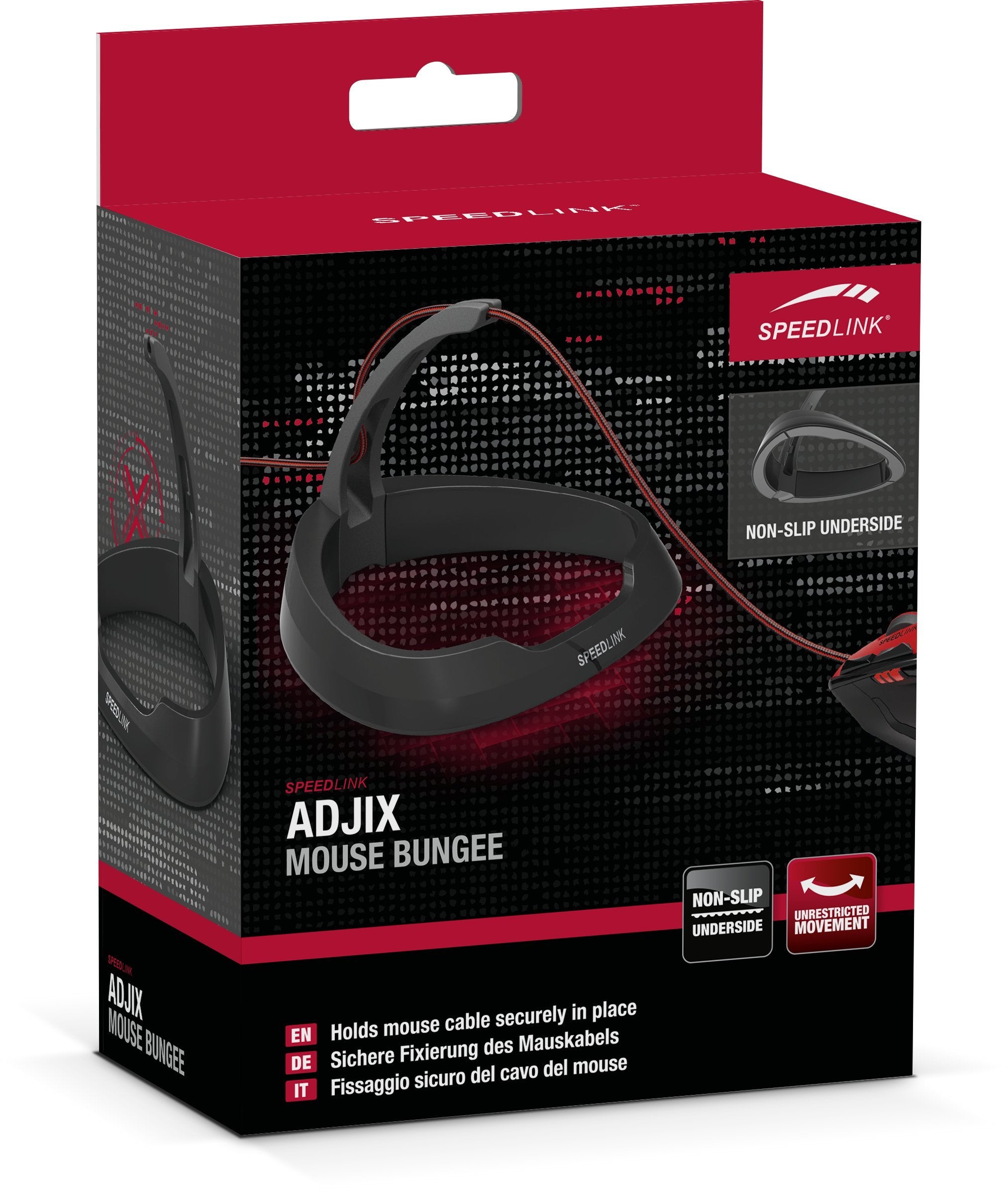 Speedlink Adjix Mouse Bungee, Mouse Cable Management Non Slip