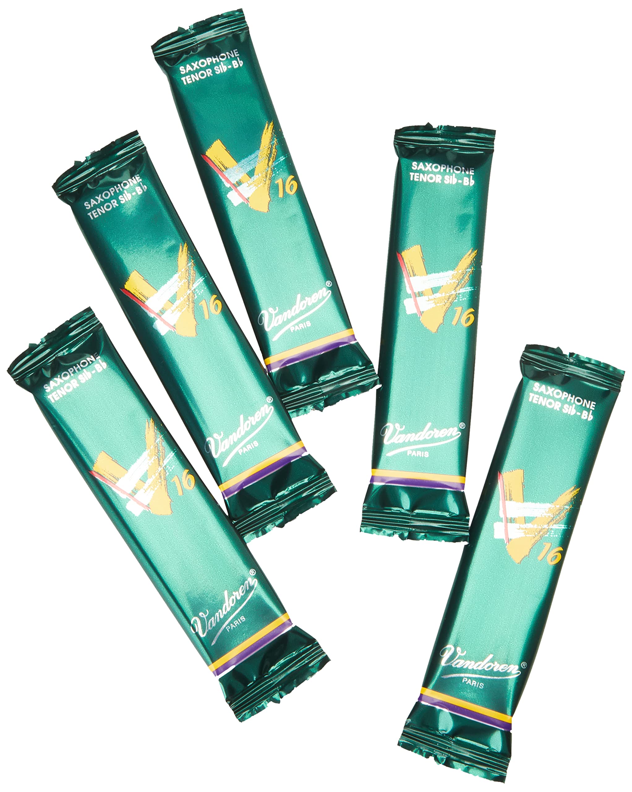 Vandoren Sr723 Tenor Sax V16 Reeds Strength 3; Box Of 5