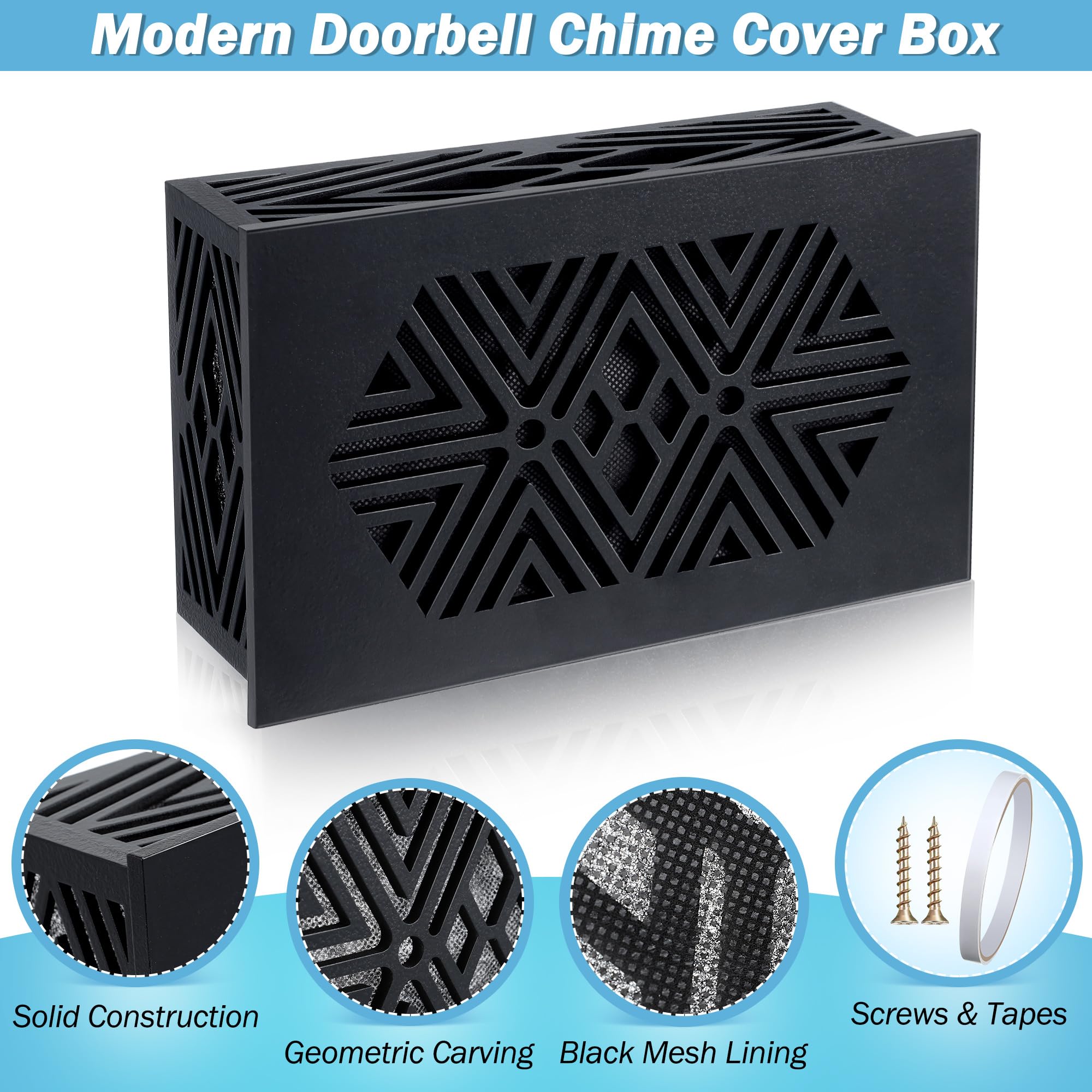 Doorbell Chime Cover Wood Doorbell Cover Box Only Doorbell Chime Box Doorbell Chime Cover Box Only Universal Decorative With Ext
