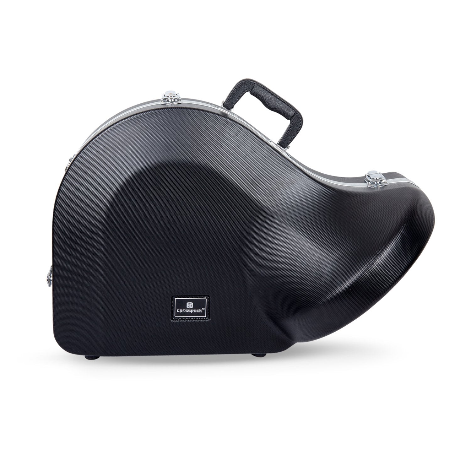 Crossrock Abs Hard Shell Case For French Horn With Single Shoulder Strap Black(Cra862Fhbk)