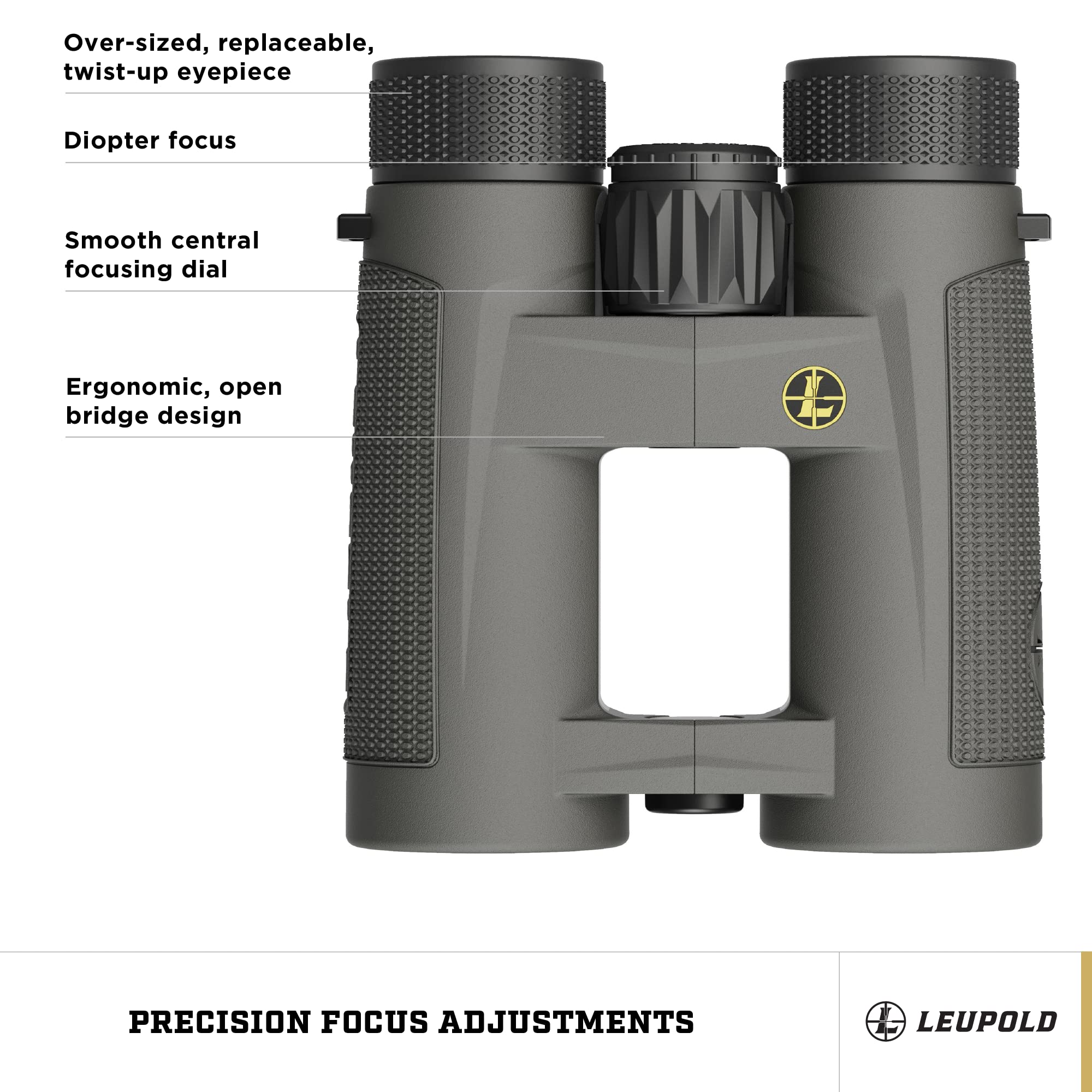 Leupold Bx 4 Pro Guide Hd Binoculars, 8X42Mm, Shadow Gray (172662)