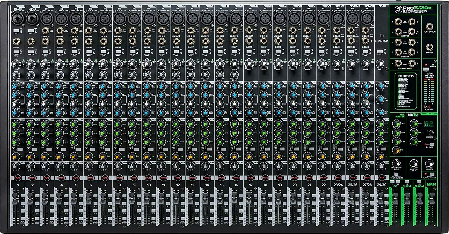 Mackie Profx30V3 30 Channel Mixer With Usb And Effects