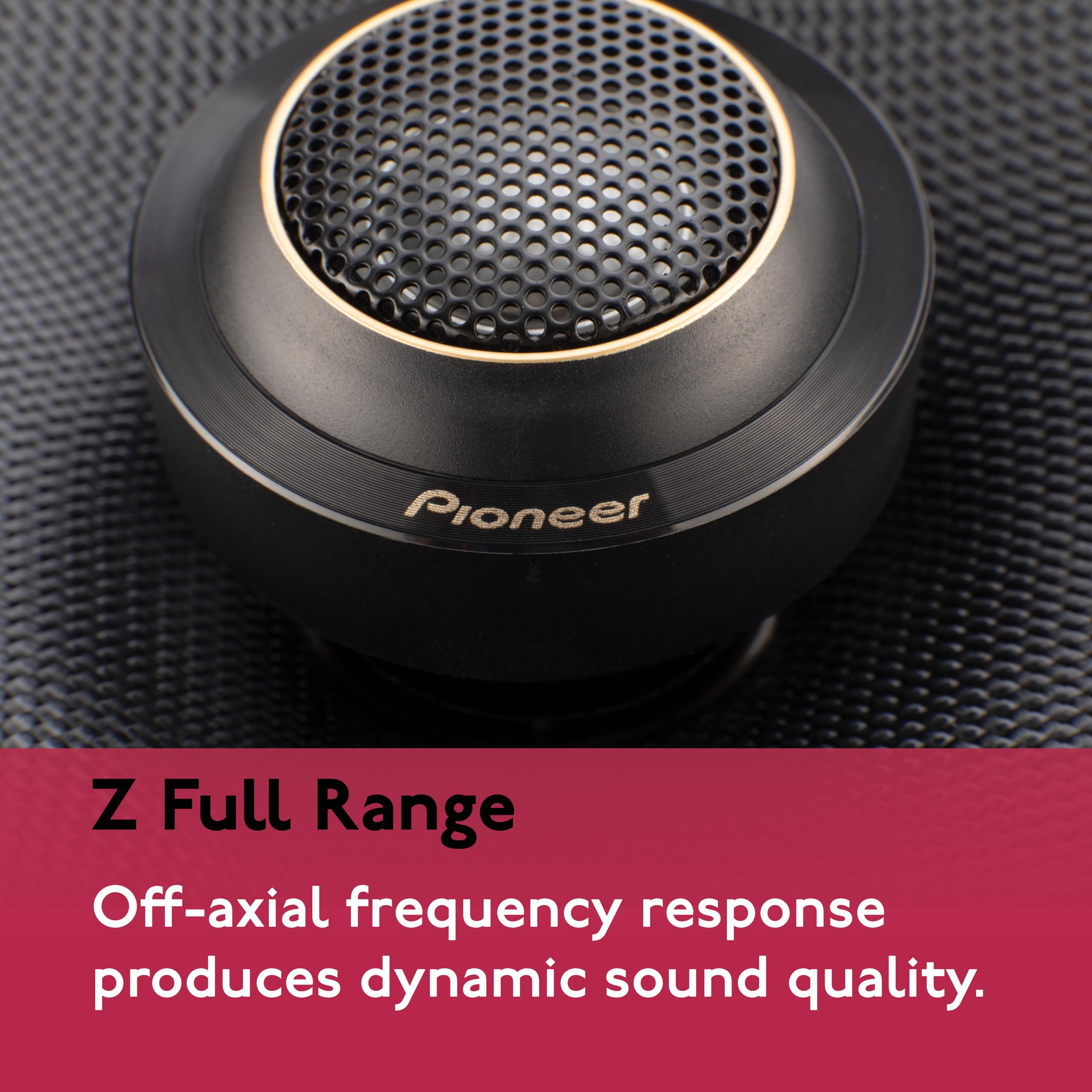 Pioneer Ts Z65F, 2 Way Coaxial Car Audio Speakers, Full Range, Open & Smooth Sound Quality, Easy Installation And Enhanced Bass