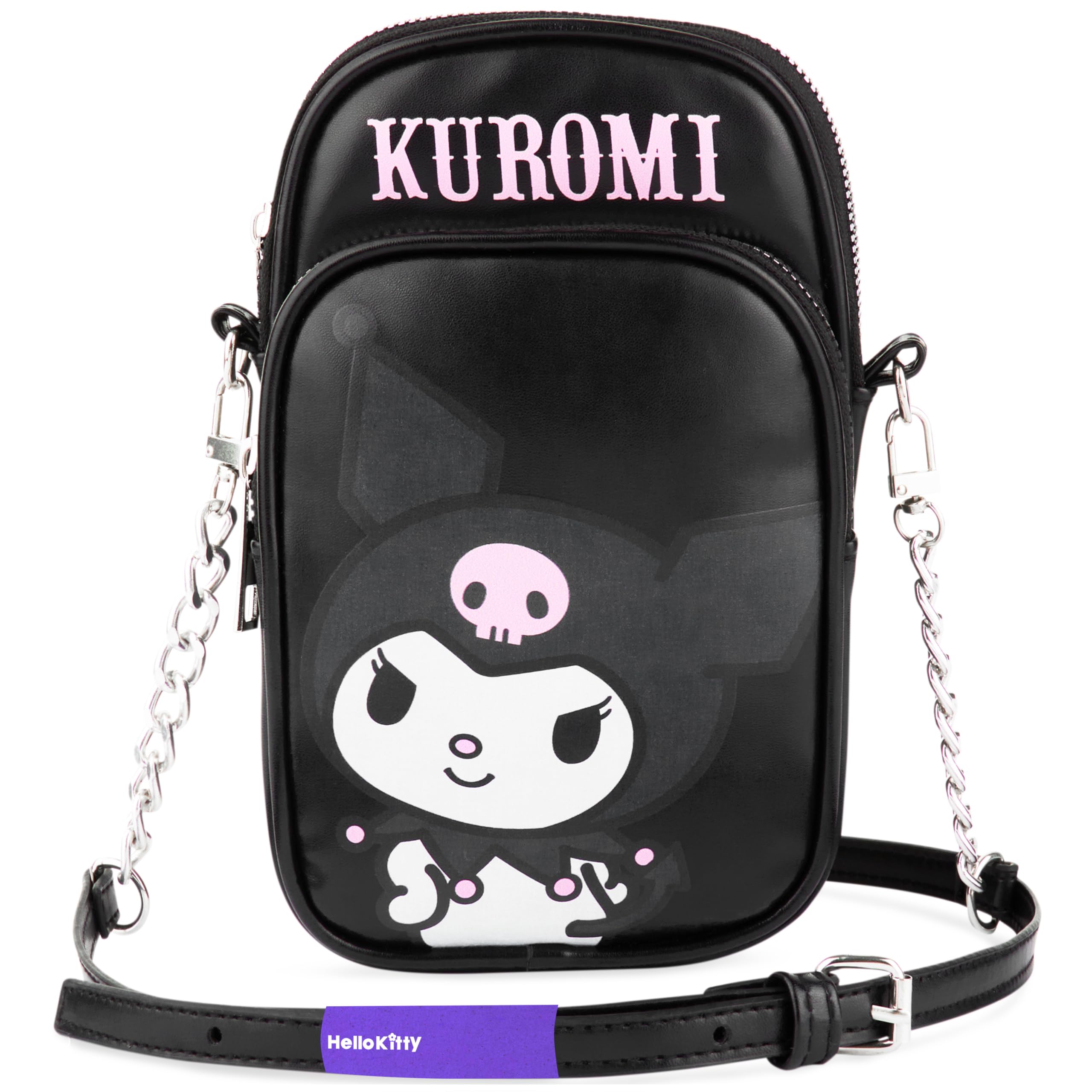 Get Trend Hello Kitty Sanrio Kuromi Crossbody Phone Bag for Girls Small Shoulder Bag Mini Cell Purse for Travel School Gifts for