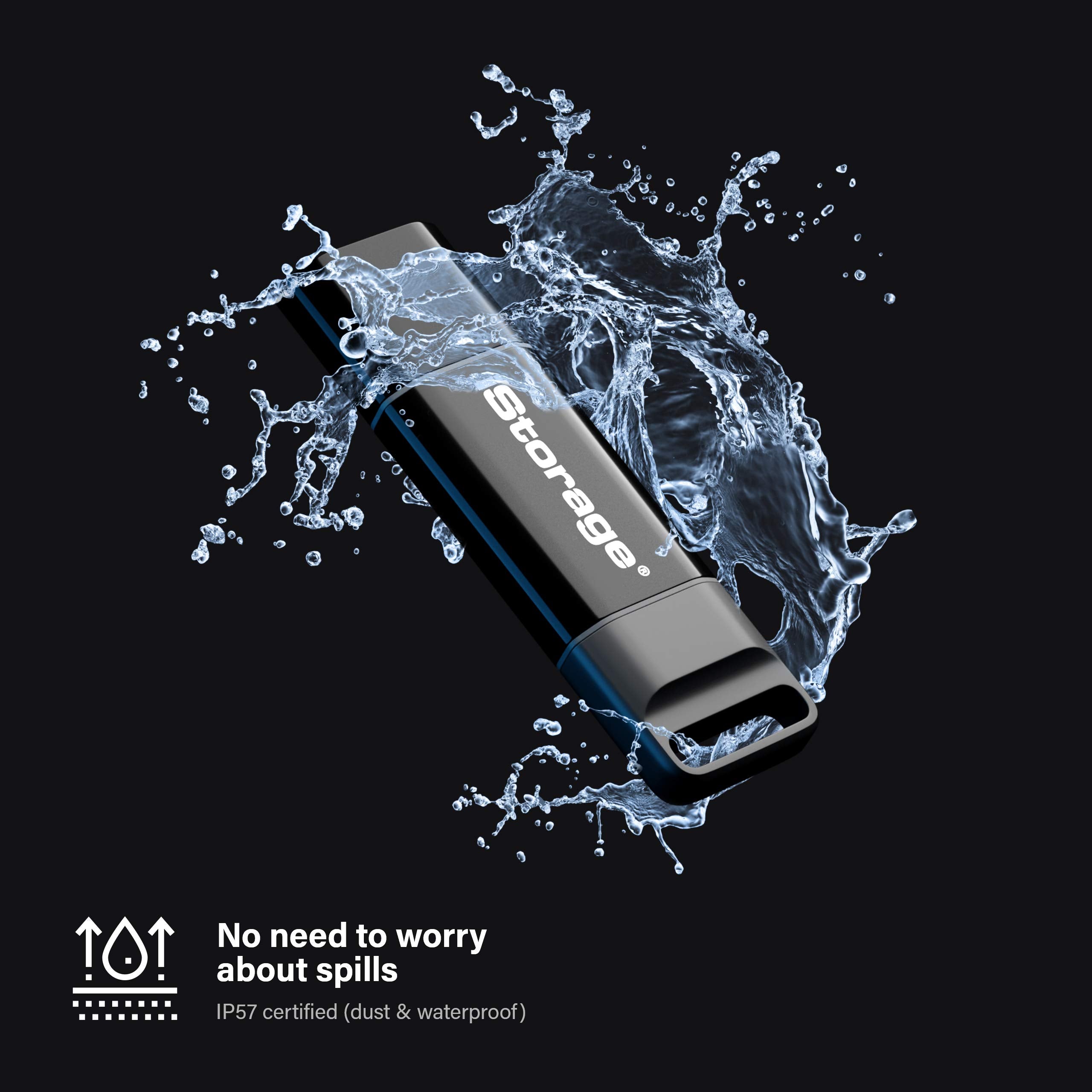 Istorage Datashur Bt 32 Gb | Encrypted Secure Flash Drive | Unlock Via Smartphone Using Bluetooth | Fips 140 2 Level 3 Certified