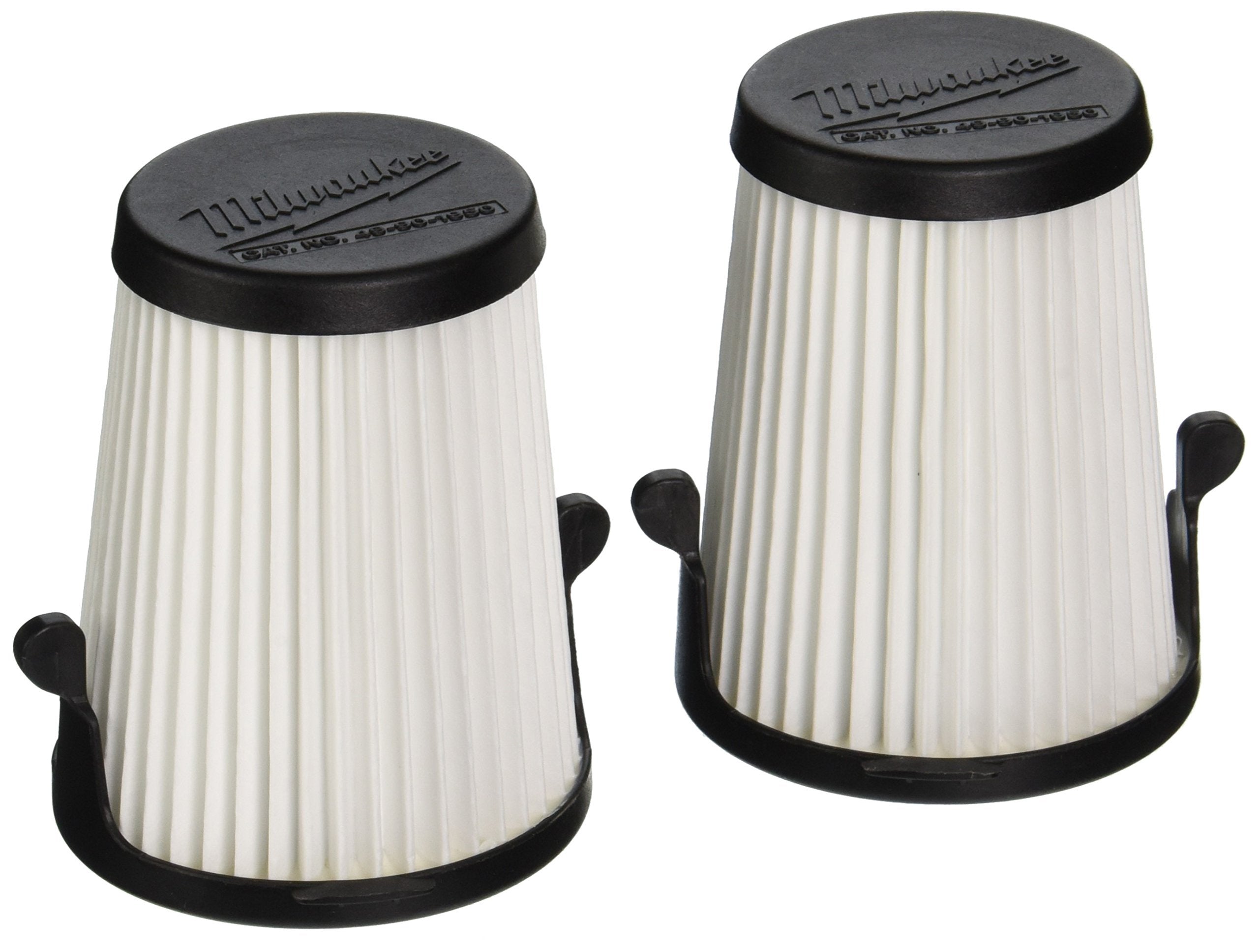 Milwaukee Genuine OEM 49-90-1950 3    Replacement Dry Filters for M12 Compact Vacuum (2 Pack)