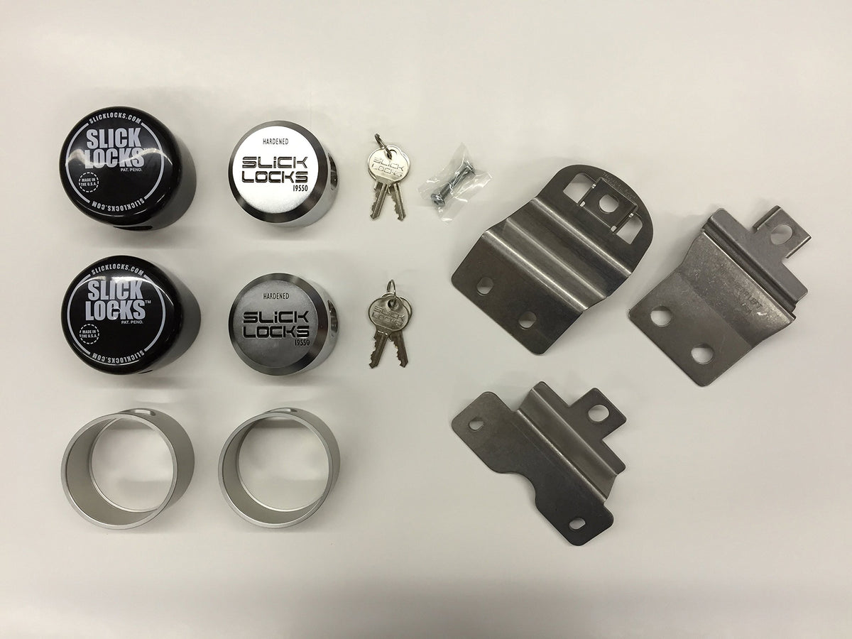 Slick Locks Dodge Ram Promaster Kit Complete With Spinners, Weather Covers And Locks