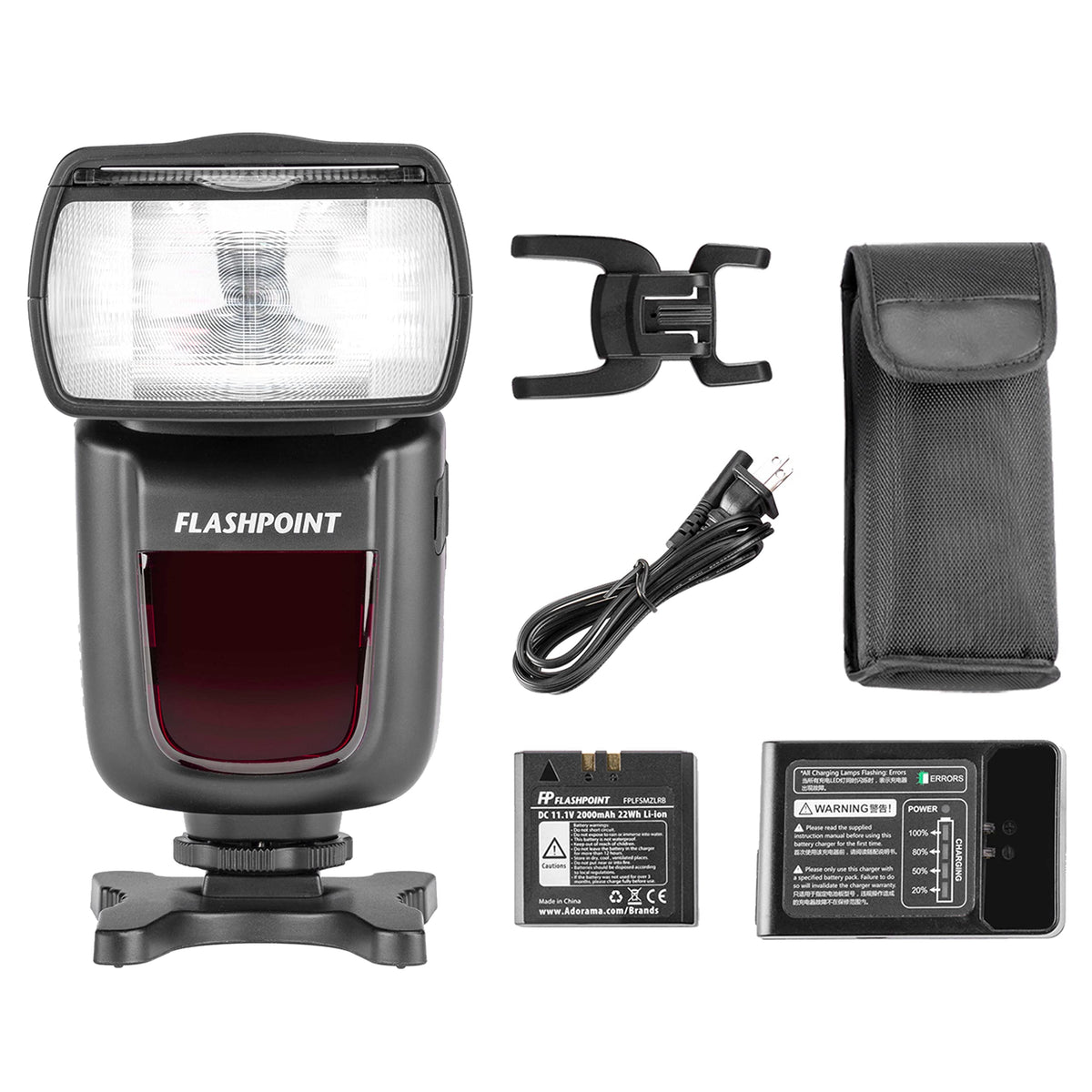 Flashpoint Zoom Li On R2 Ttl On Camera Flash Speedlight For Sony, 2.4G 1/8000 Hss Wireless Flash Speedlite Photography W/1.5 Sec. Recycle Time, 11.1V 2000Mah Li Ion Battery, 650 Full Power Flashes
