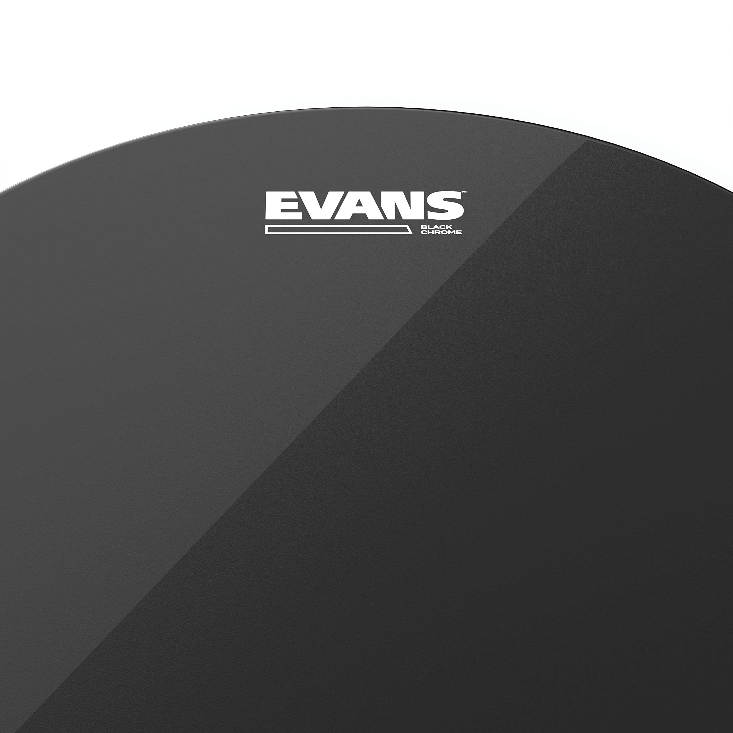 Evans Drum Heads   Black Chrome Tom Drumhead, 15 Inch