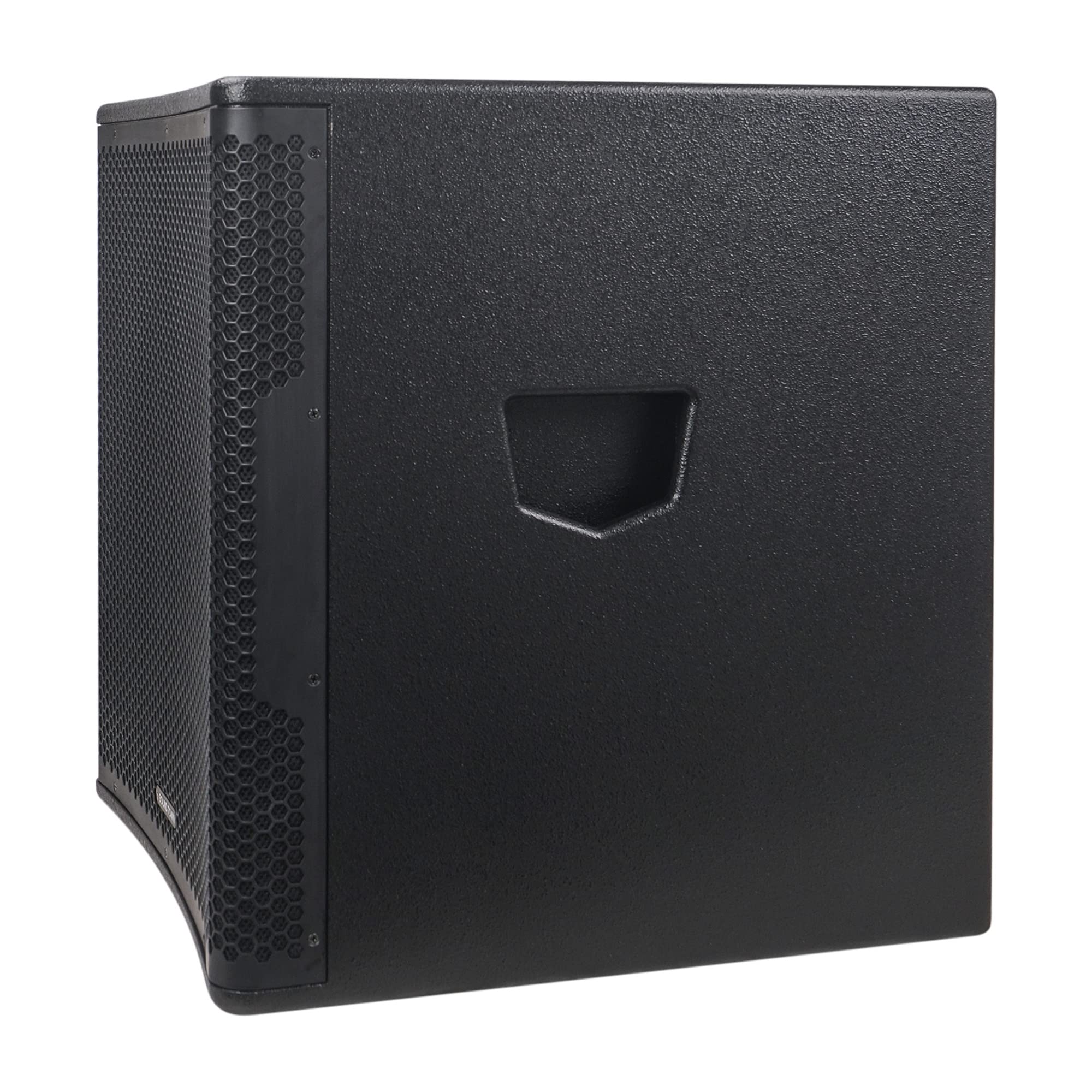 Sound Town Oberon Series 18" 1600W Powered PA Subwoofer, Class-D Amplifier, Plywood, Black, Model OBERON-18SPW