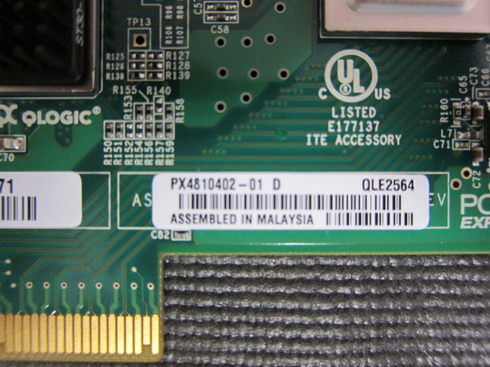 Qlogic Qle2564 Fibre Channel Host Bus Adapter. 8Gb Quad Port Fc Hba Pcie8 Lc Multimode Optic Fibr C. 4 X Lc   Pci Express 2.0 8 Gbps