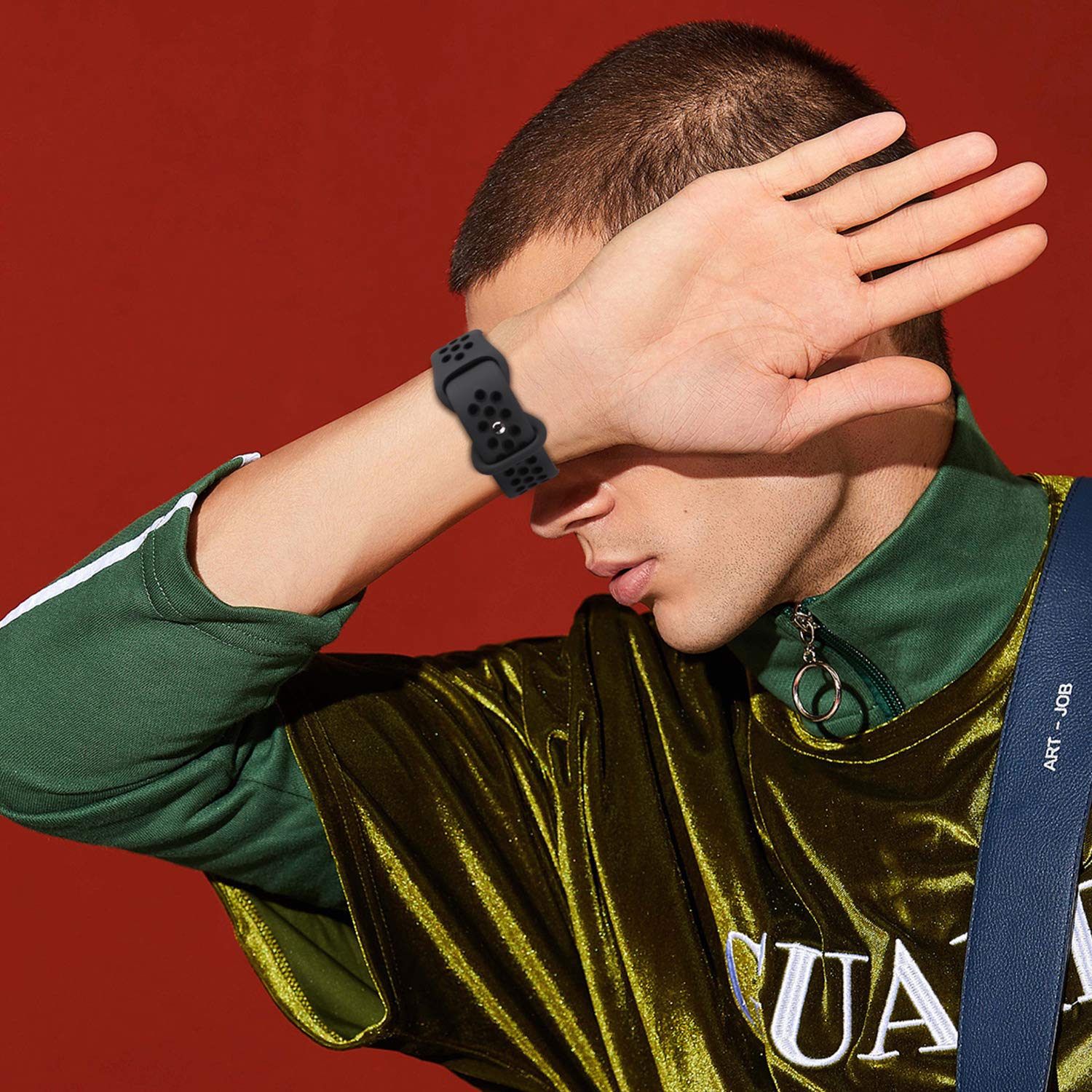 Svisvipa Sport Bands Compatible For Apple Watch Bands 42Mm 44Mm 45Mm 49Mm,Breathable Soft Silicone Sport Women Men Replacement S