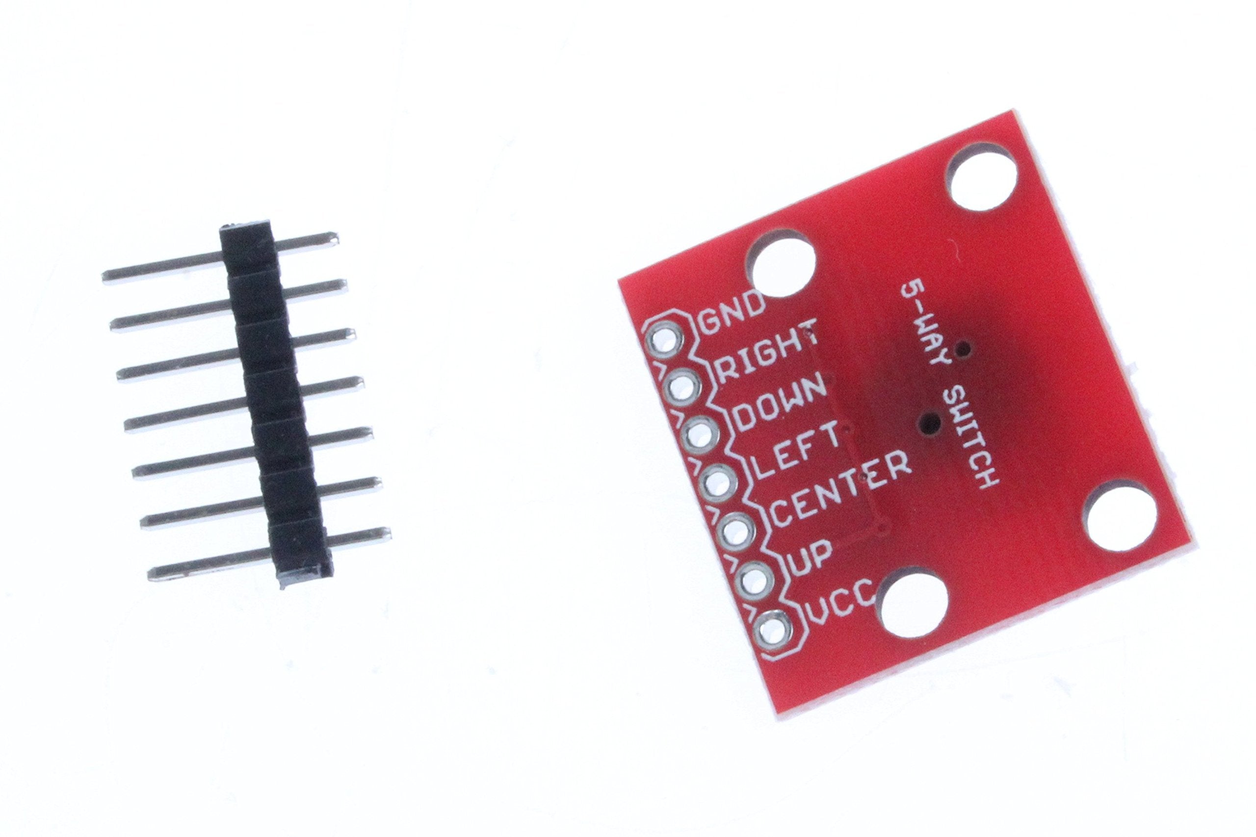 Noyito 5 Way Joystick Tactile Switch Breakout Development Board Up Down Left Right Center Click Transfer Switch Module