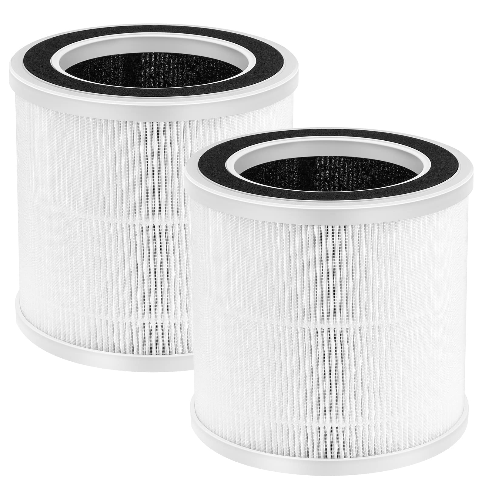 2 Pack True Hepa Replacement Filters Only Compatible With Proton Pure Air Purifier, 3 Step Filtration System, H13 True Hepa Filt
