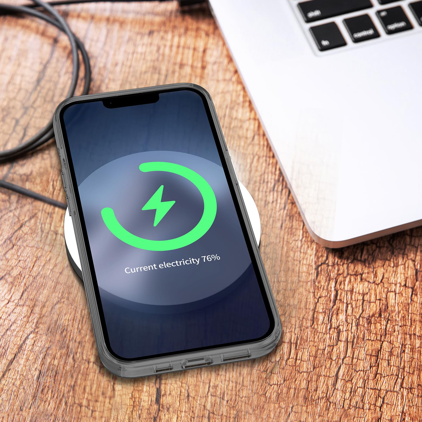 Tenoc Phone Case Compatible With Iphone 11 Pro Max, Gray Case Clear Shockproof Protective Bumper Slim Cover For 6.5 Inch