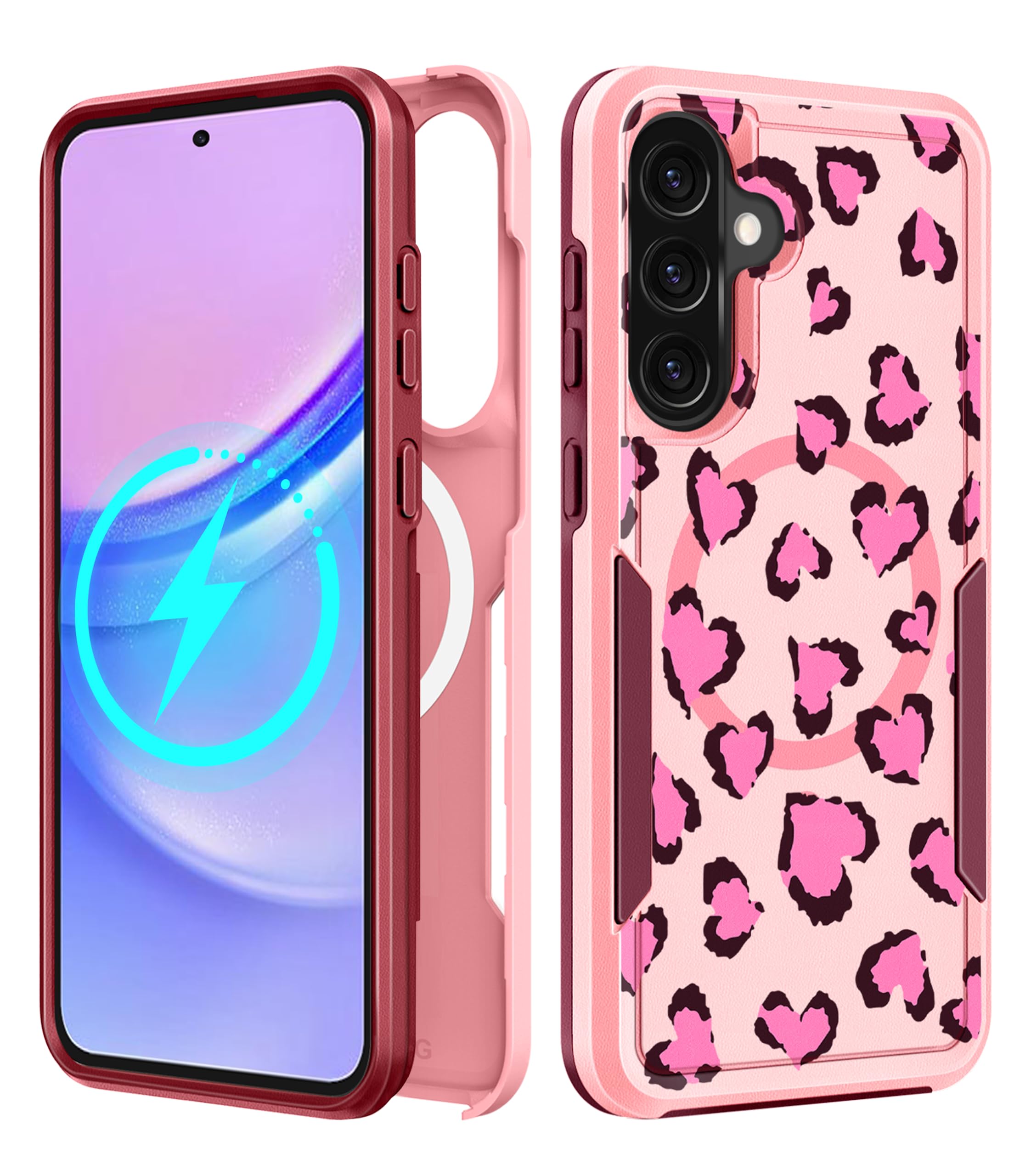LISEVO for Samsung Galaxy A36 5G Phone Case - Compatible with MagSafe Women Girls Cute Magnetic Protective Cover Fun Unique Girl
