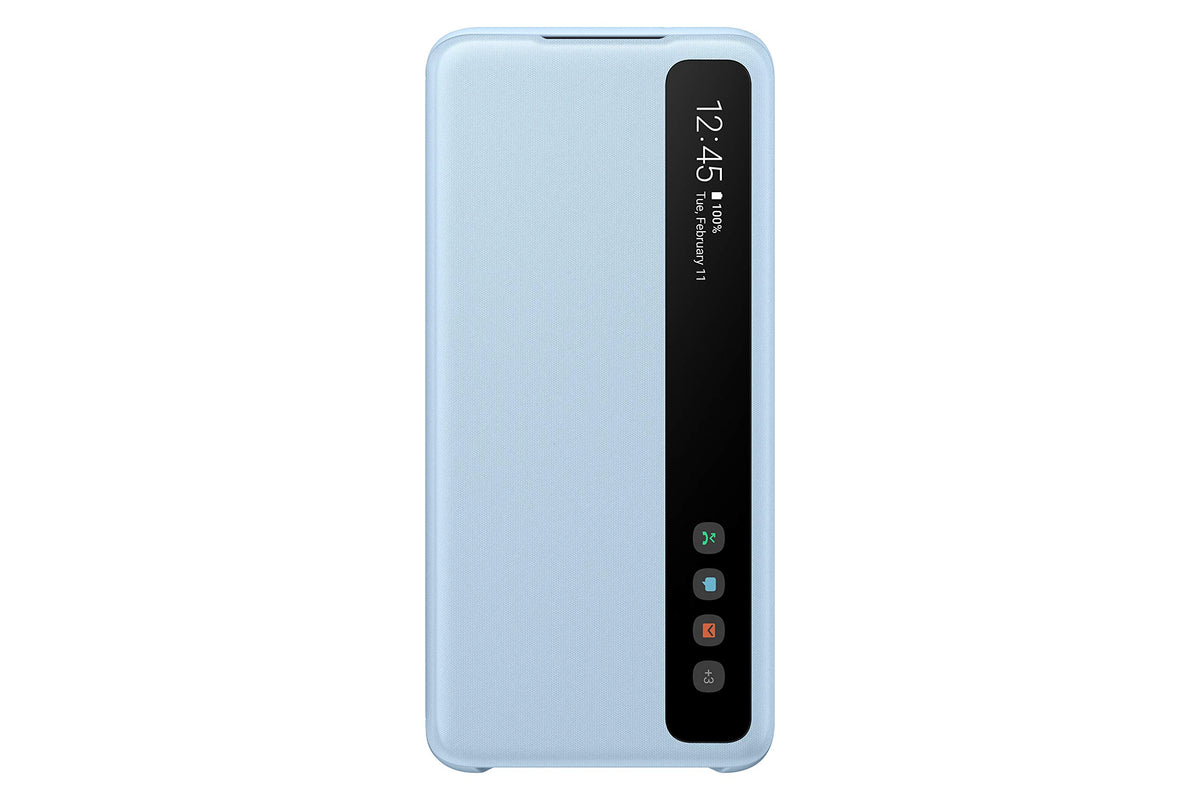 Samsung Galaxy S20 Case, S-View Flip Cover - Blue (US Version with Warranty)