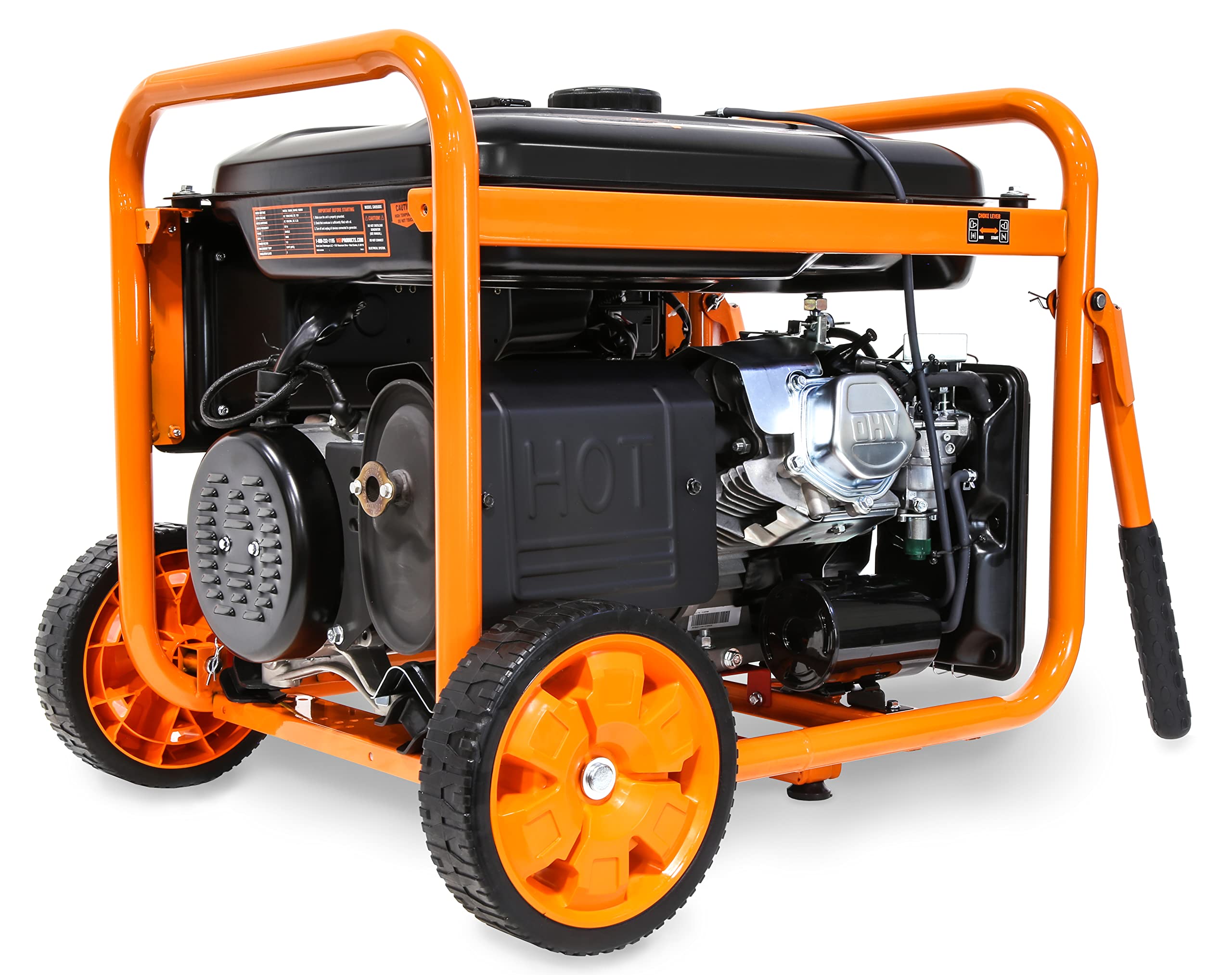 Wen Gn9500X 9500-Watt Portable Generator With Remote Electric Start And Co Shutdown Sensor, Black