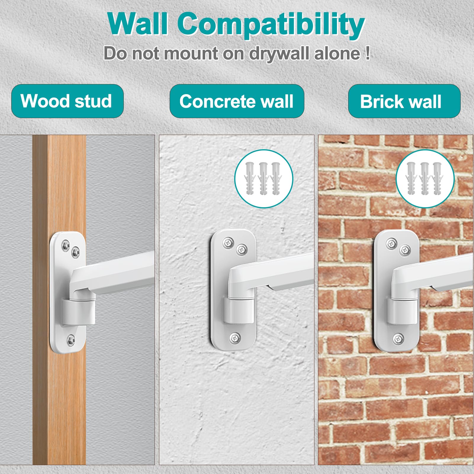 Mount Pro Single Monitor Wall Mount For 13 To 32 Inch Computer Screens, Gas Spring Arm Holds Up To 17.6Lbs, Full Motion Adjustab