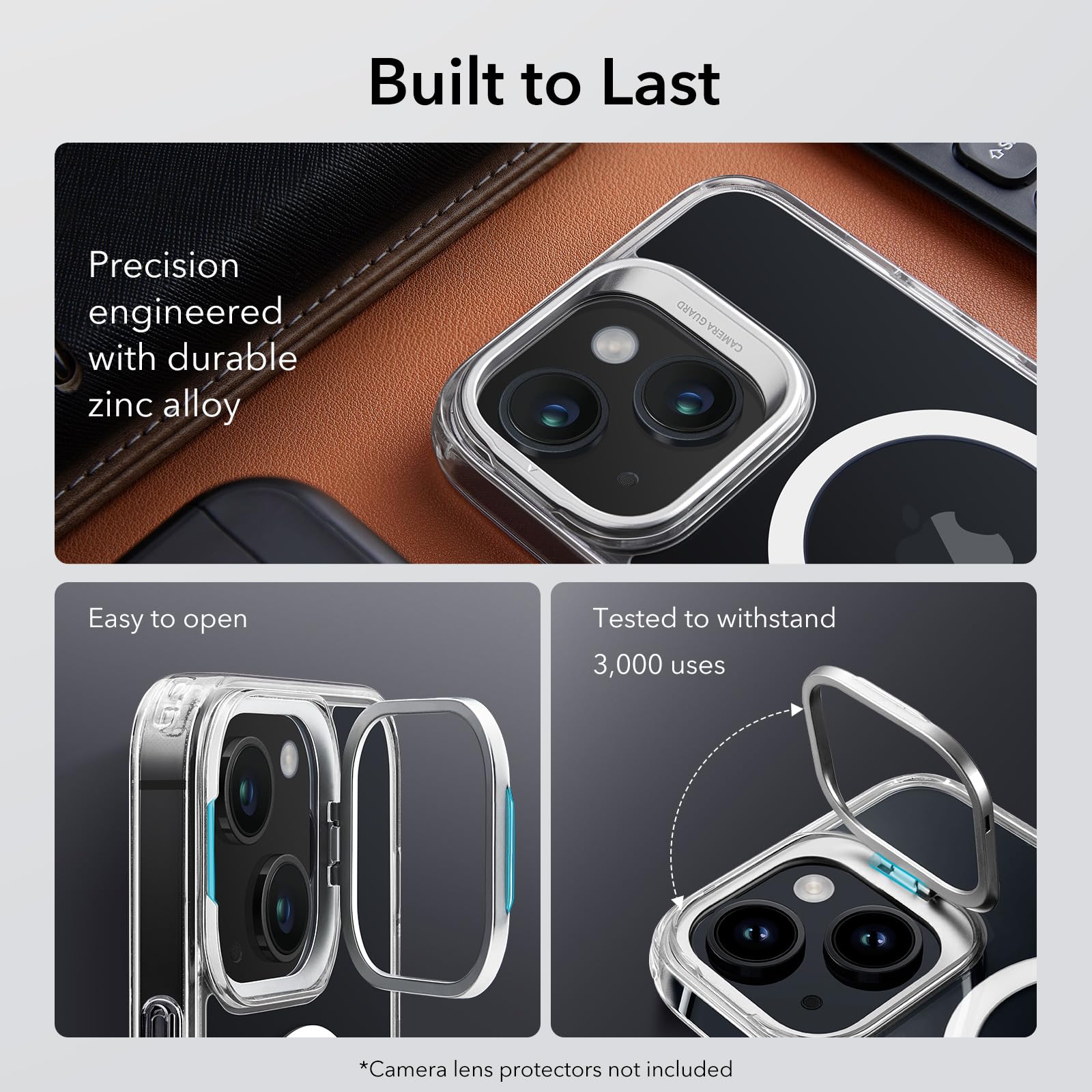 Esr For Iphone 14 Plus Case, Compatible With Magsafe, Built In Camera Ring Stand, Military Grade Protection, Magnetic Phone Case