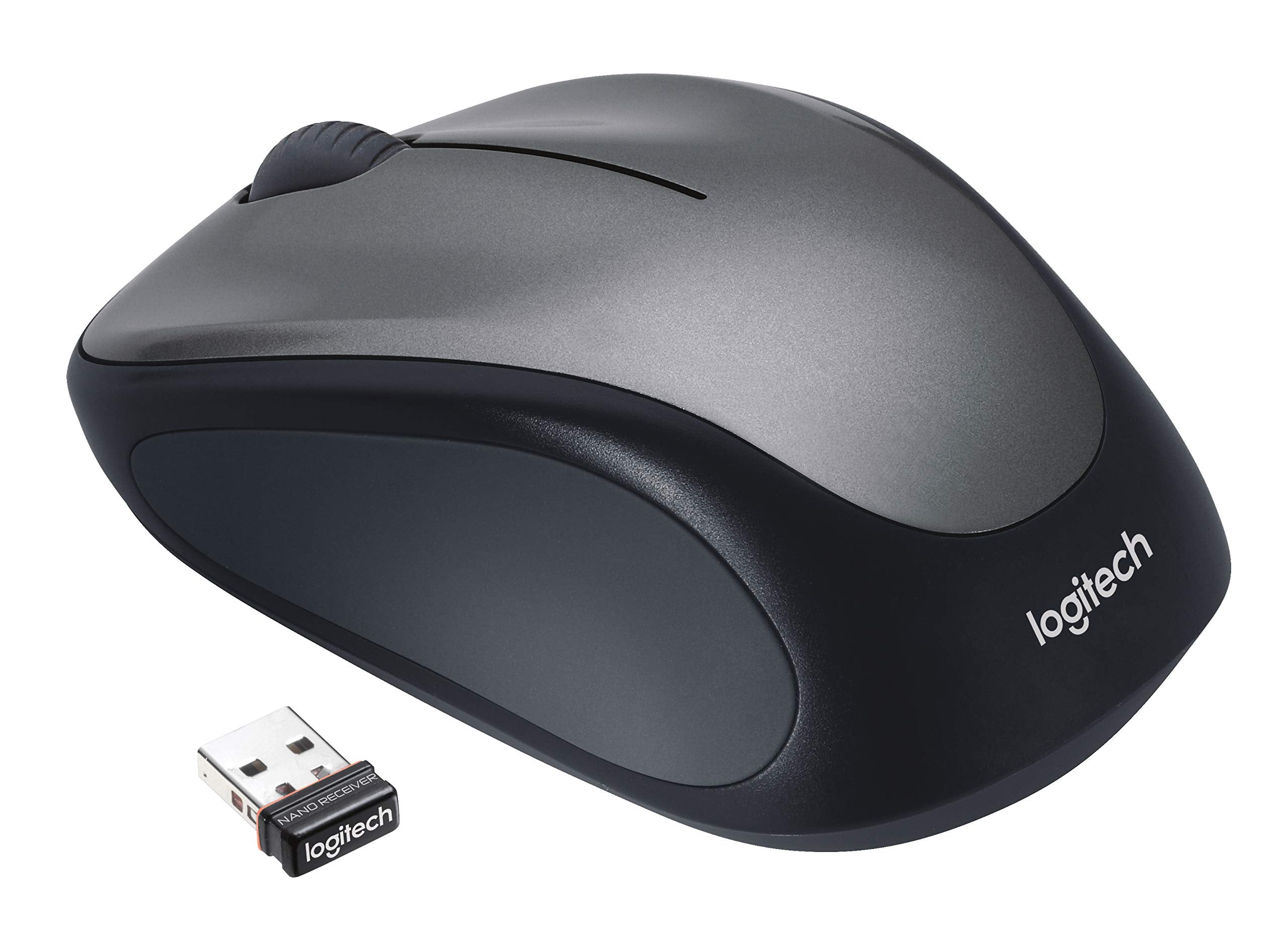 Logitech M317 Wireless Mouse, 2.4 Ghz With Usb Receiver, 1000 Dpi Optical Tracking, 12 Month Battery, Compatible With Pc, Mac, L