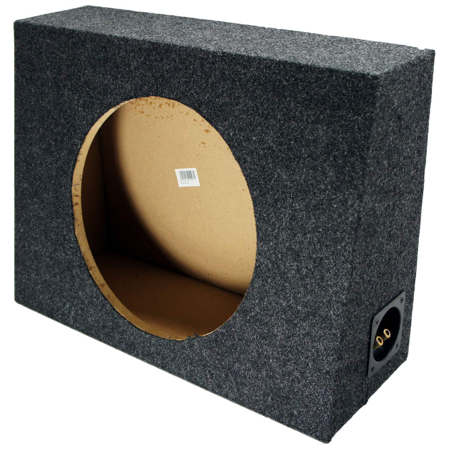 American Sound Connection Single 12'' Subwoofer Regular Standard Cab Truck Sub Box Enclosure 5/8'' Mdf