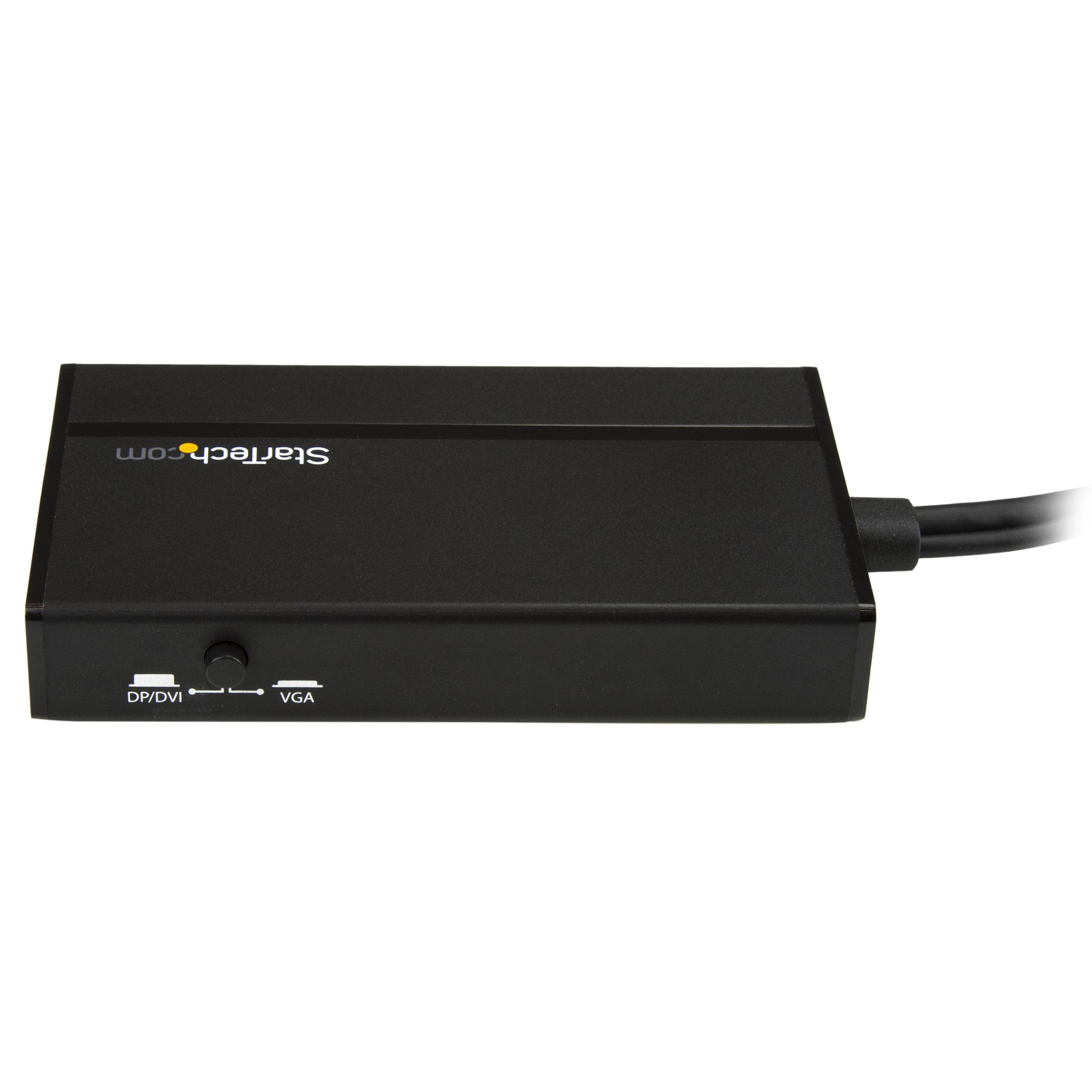 Startech.Com Travel A/V Adapter 3 In 1 Hdmi To Displayport Vga Or Dvi   Hdmi Adapter   1920 X 1200 (Hd2Dpvgadvi)