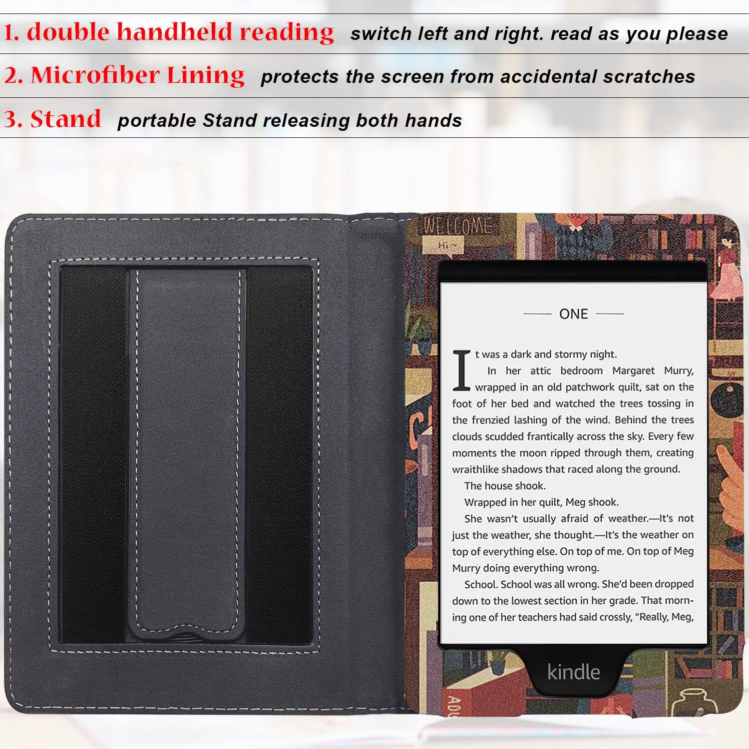 Umubuhoms Stand Case For 6 Inch Kindle Paperwhite (10Th/7Th/6Th 5Th Generation And All 6'' Paperwhite Generations 2012 To 2018)