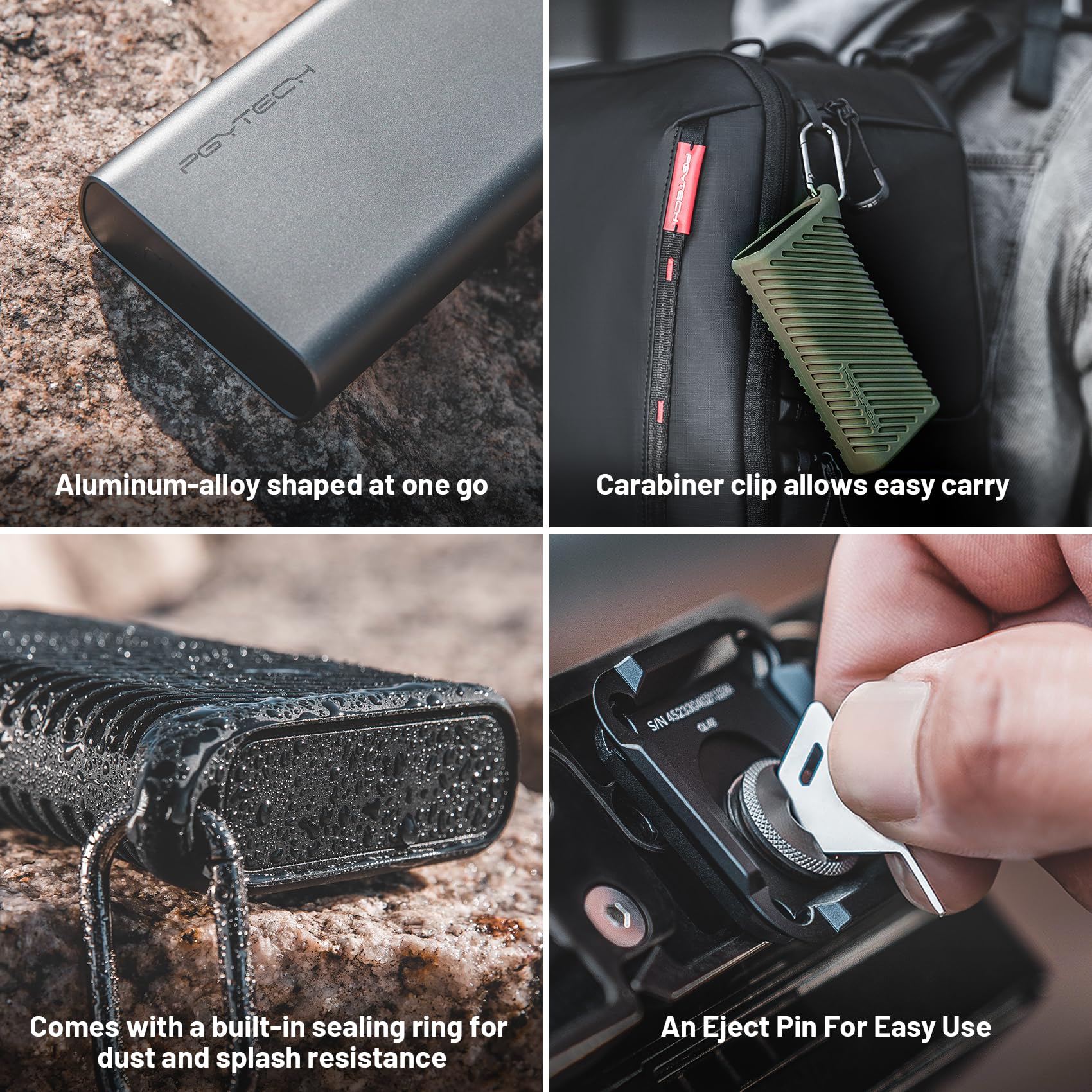 Pgytech Createmate Usb 3.2 Cfexpress A/B Card Reader 10Gbps Sd Card Reader For Photographer (Cfexpress A, Green)