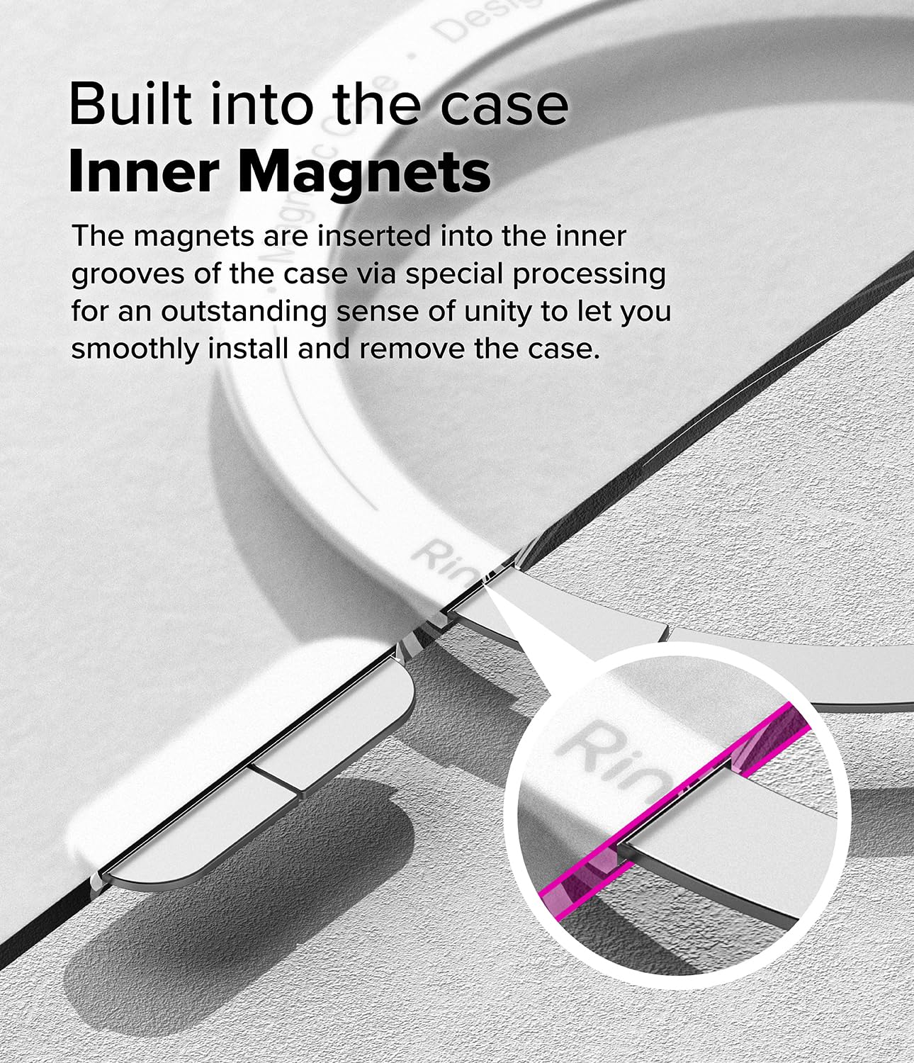 Ringke Fusion [Oil & Dirt Resistant] Compatible With Iphone 16 Plus Case And Compatible With Magsafe, Uv Coating For Scratch & D