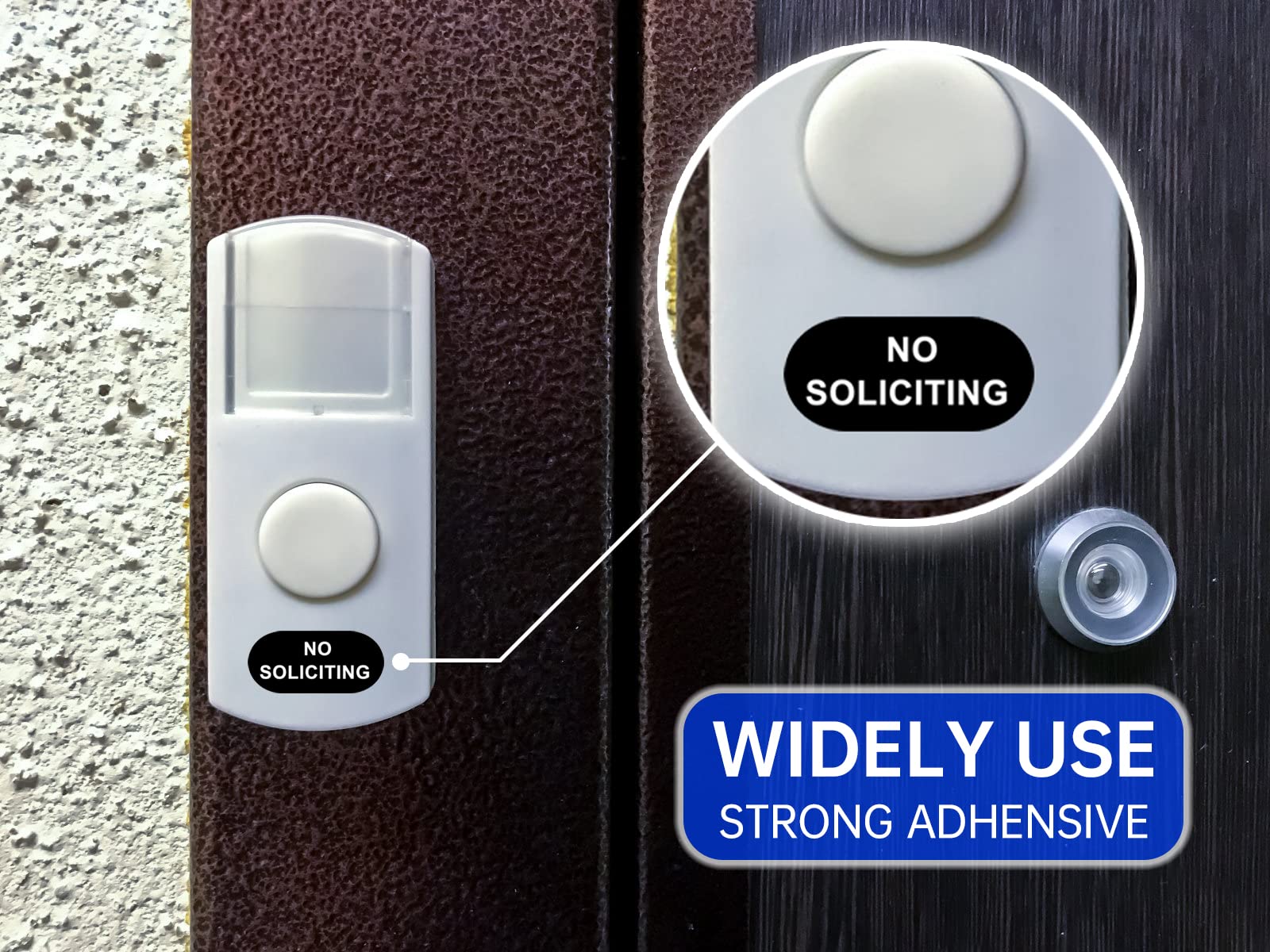 Qmmd No Soliciting Sign For House 20 Pack No Soliciting Sticker No Soliciting Sign For Ring Doorbell Waterproof Home Office Suit