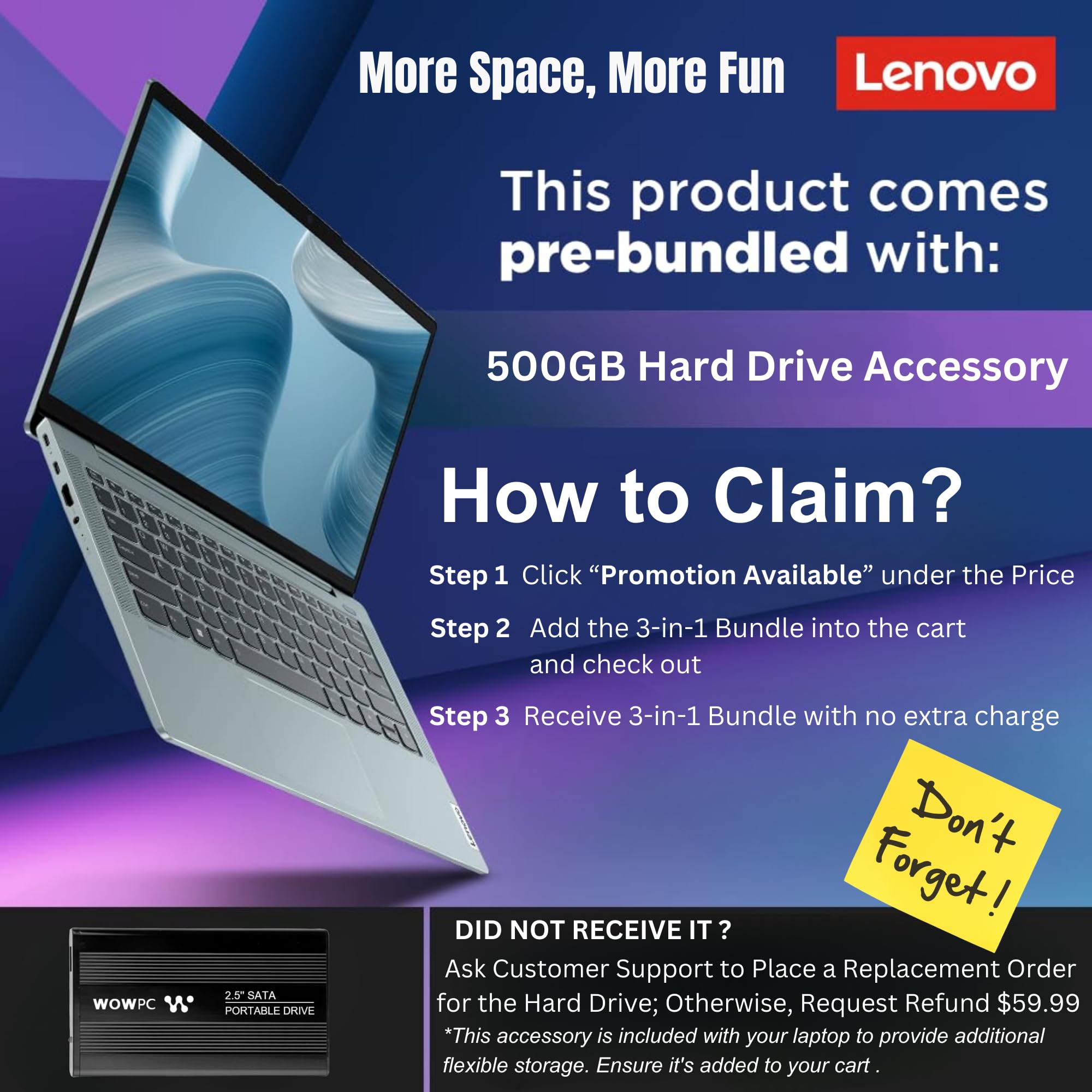 Lenovo Ideapad 14 Laptop, 14 Hd Screen, Intel Pentium Silver N5030, 4Gb Ram, 128Gb Pcie Ssd (No Emmc), Webcam, Hdmi, Sd Card Rea