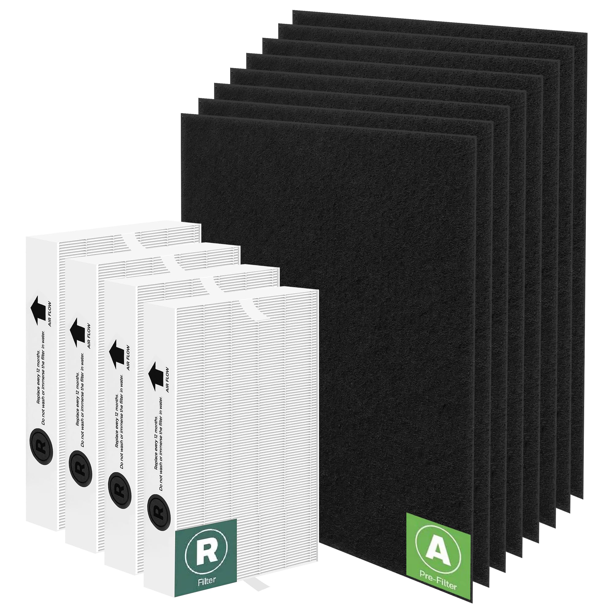 Hpa200 Replacement Filters For Honeywell Hpa200 Hrf Arvp200 Series Air Purifiers Hpa200, Hpa201, Ha202, Hpa204, Hpa250, 4 Hepa R