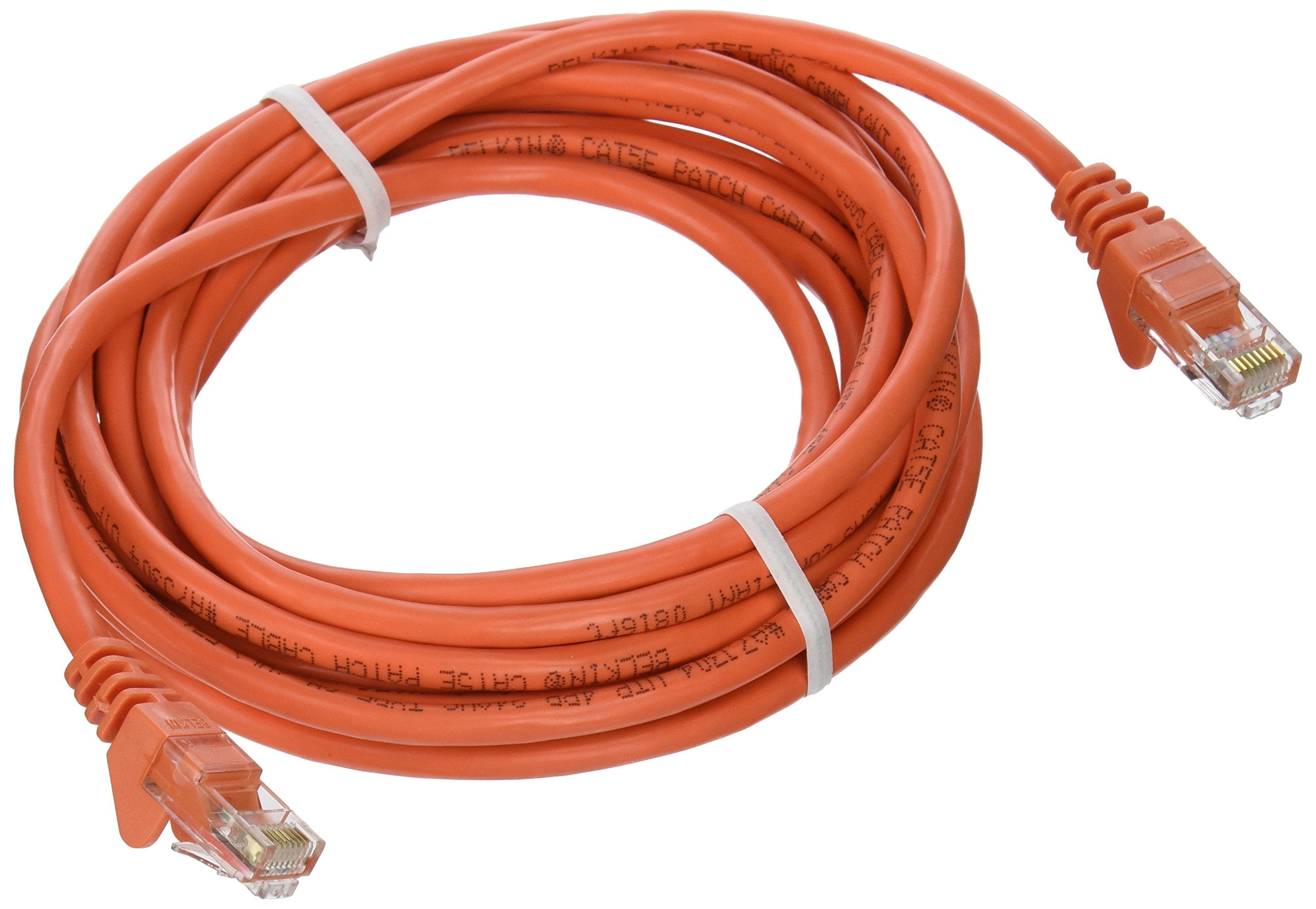 Belkin 14Ft Cat5E Orange Patch Cord Snagless