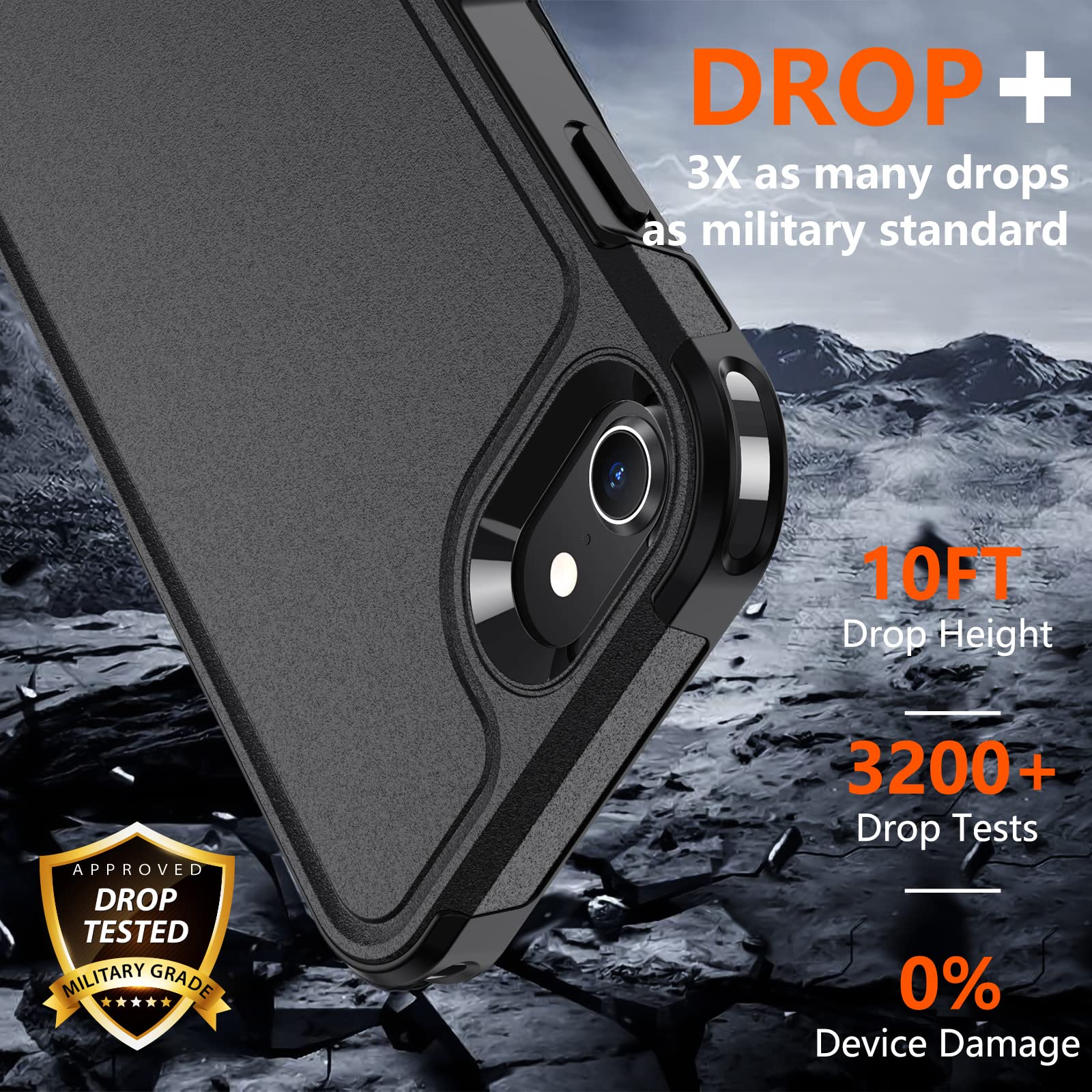 Xiwxi For Iphone Se Case 2022/3Rd/2020,Iphone 8/7 Case,With [2Xtempered Glass Screen Protector] [360 Full Body Shockproof] [Heav