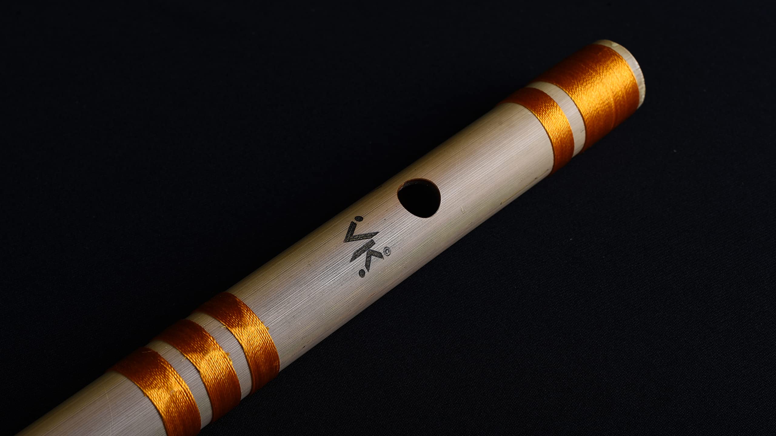 Vk Carnatic Flutes B Base Basuri 24 Inch Inch 440Hz