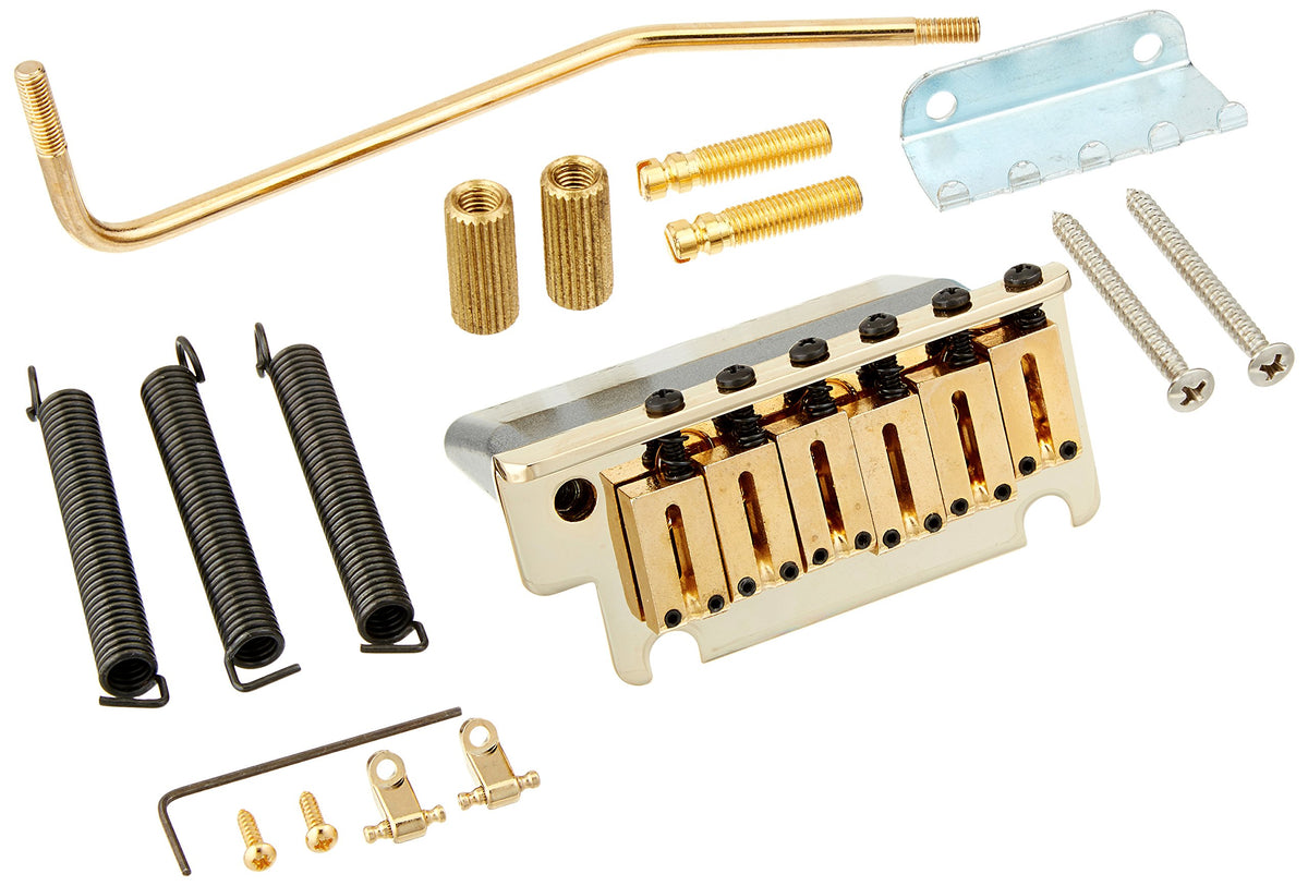 Fender Electric Guitar Bridge American Series Stratocaster Tremolo Bridge Assembly   Gold
