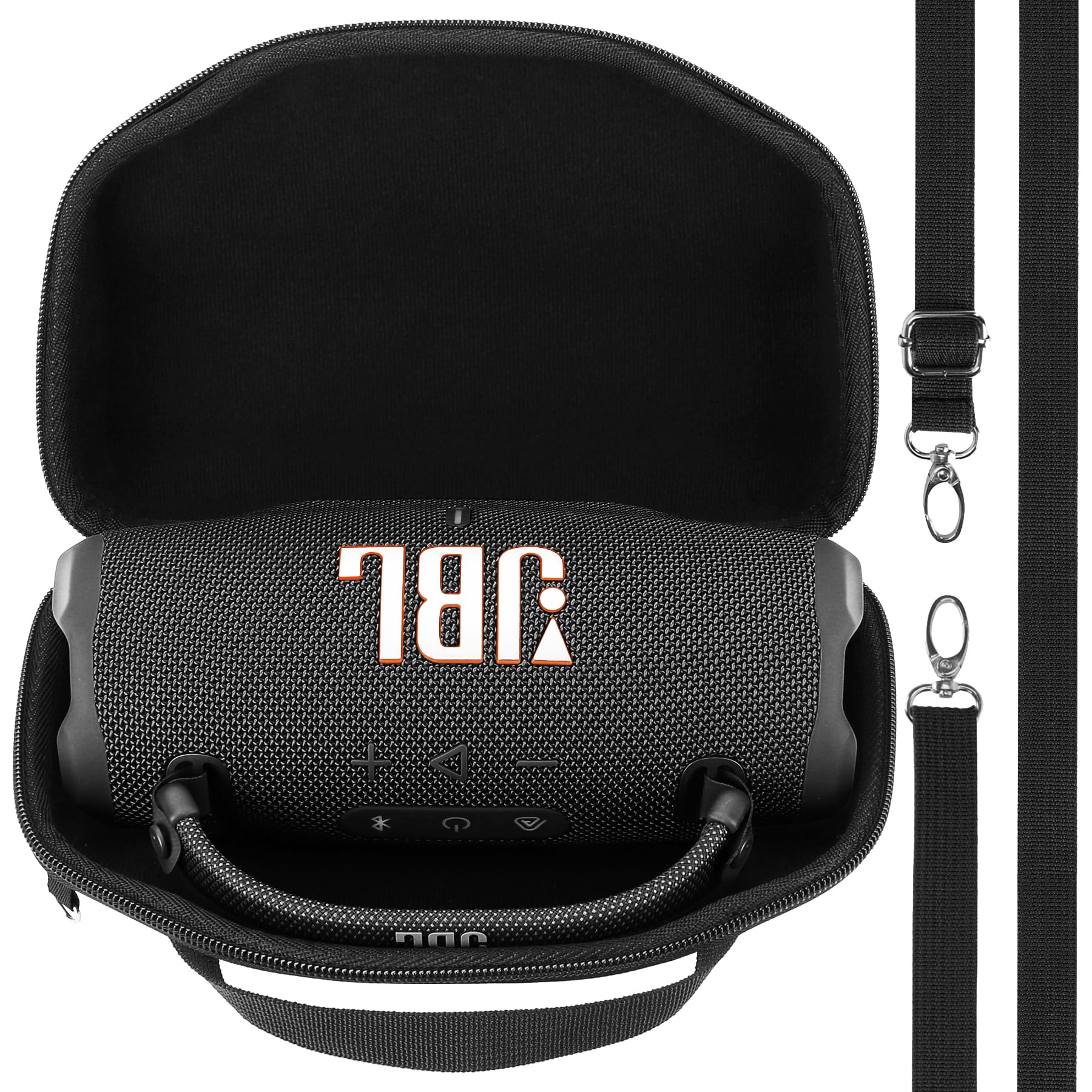 Lebakort Hard Case Compatible With Jbl Charge 6 Waterproof Speaker (Black Case)