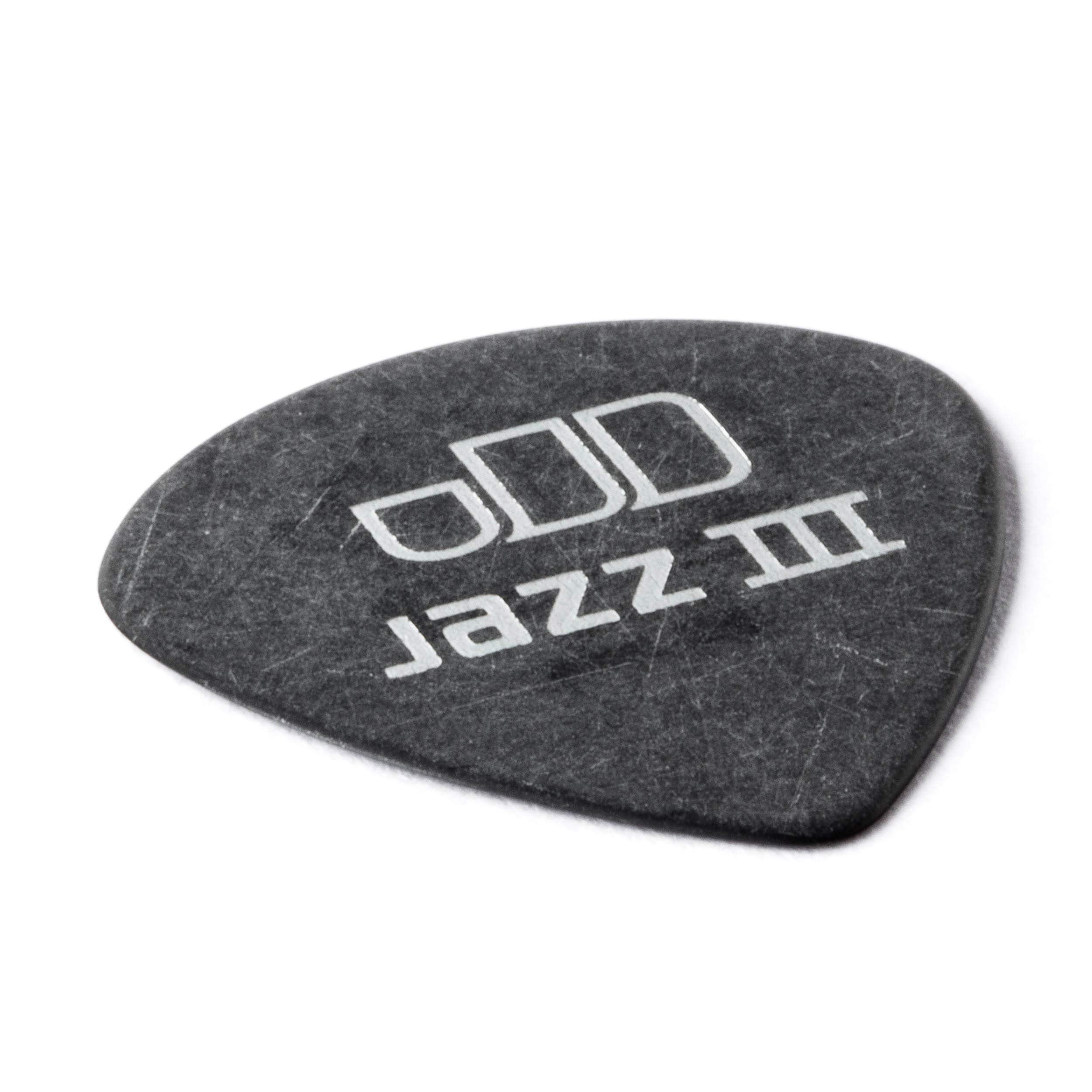 Dunlop 482R1.5 Tortex Pitch Black Jazz Iii, 1.5Mm, 72/Bag