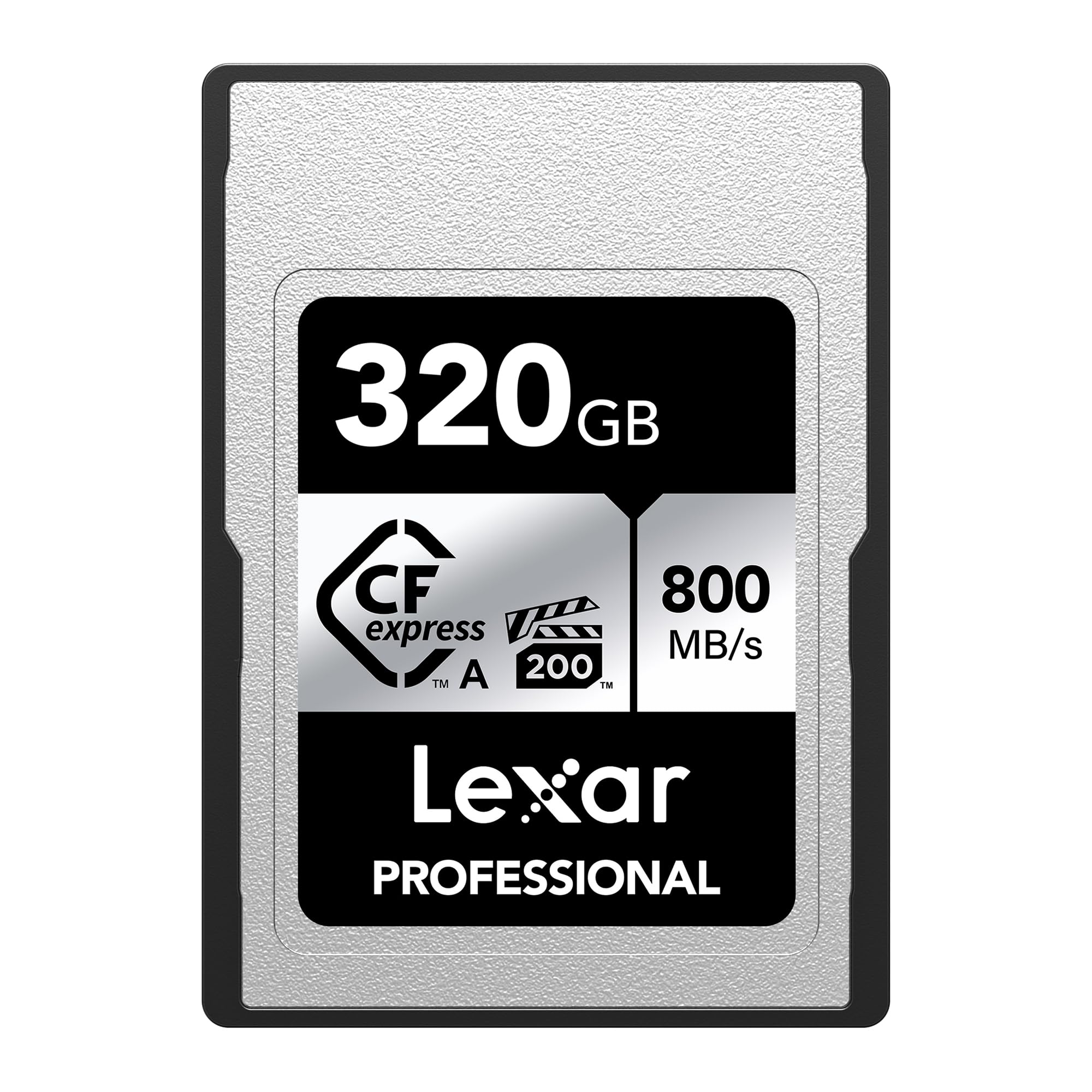 Lexar 320GB Professional CFexpress Type A SILVER Series Memory Card, Compatible with Sony Cameras w/ Type A Card Slot, Up to 800