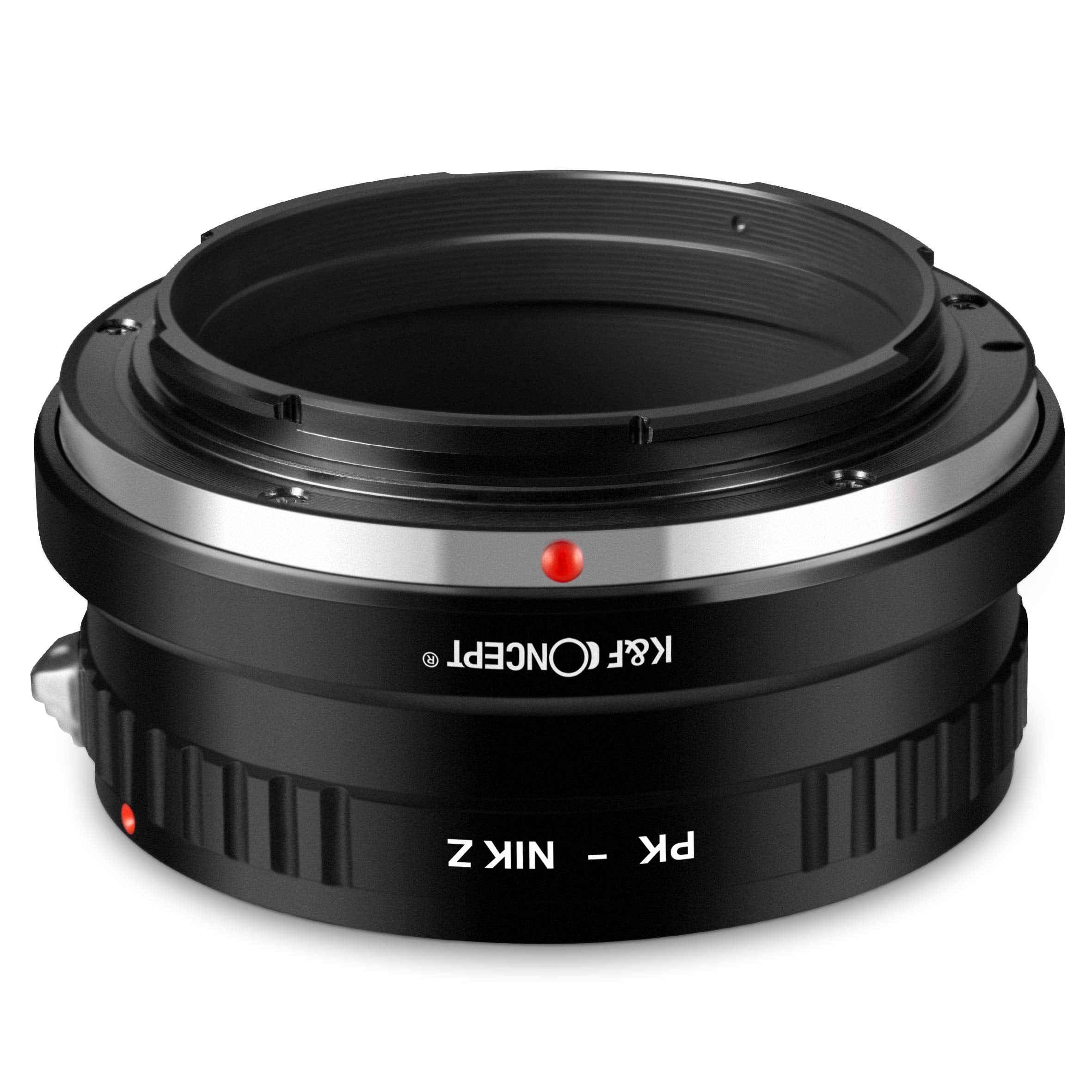 K&F Concept Lens Mount Adapter For Pentax Pk Munt Lens To Nikon Z6 Z7 Camera