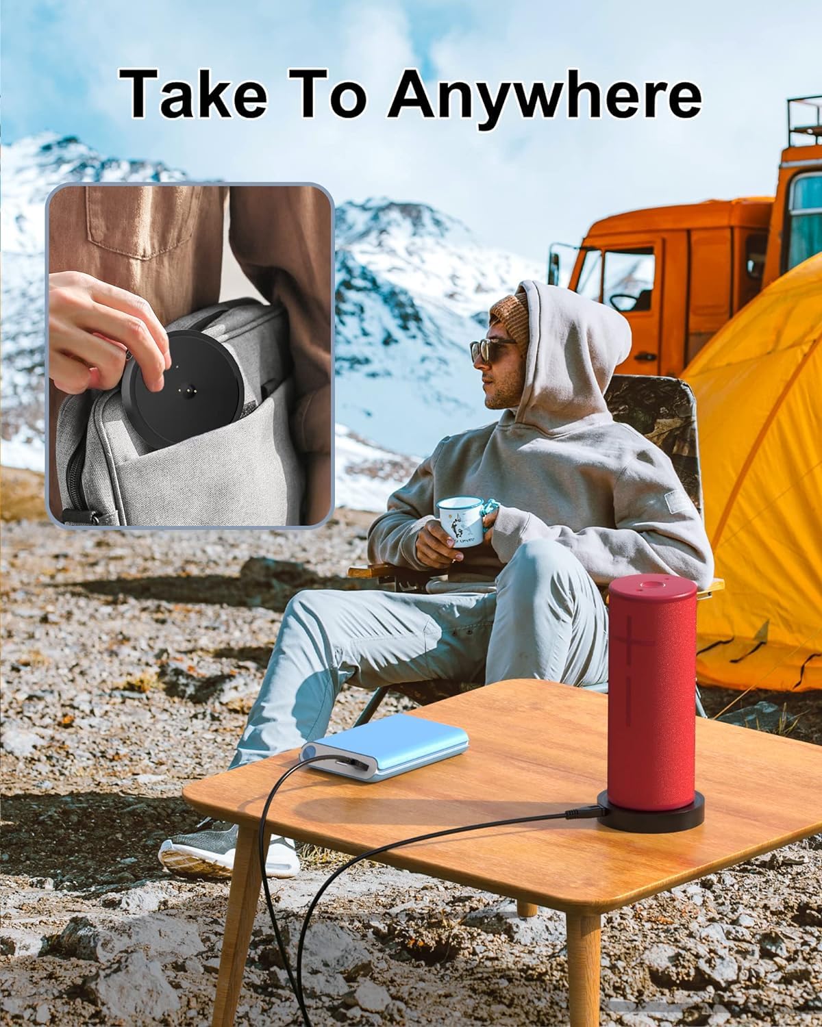 Fgieu Charging Dock Compatible With Ultimate Ears Boom 3, Megaboom 3, Blast & Megablast Portable Waterproof Speaker. (Charging P